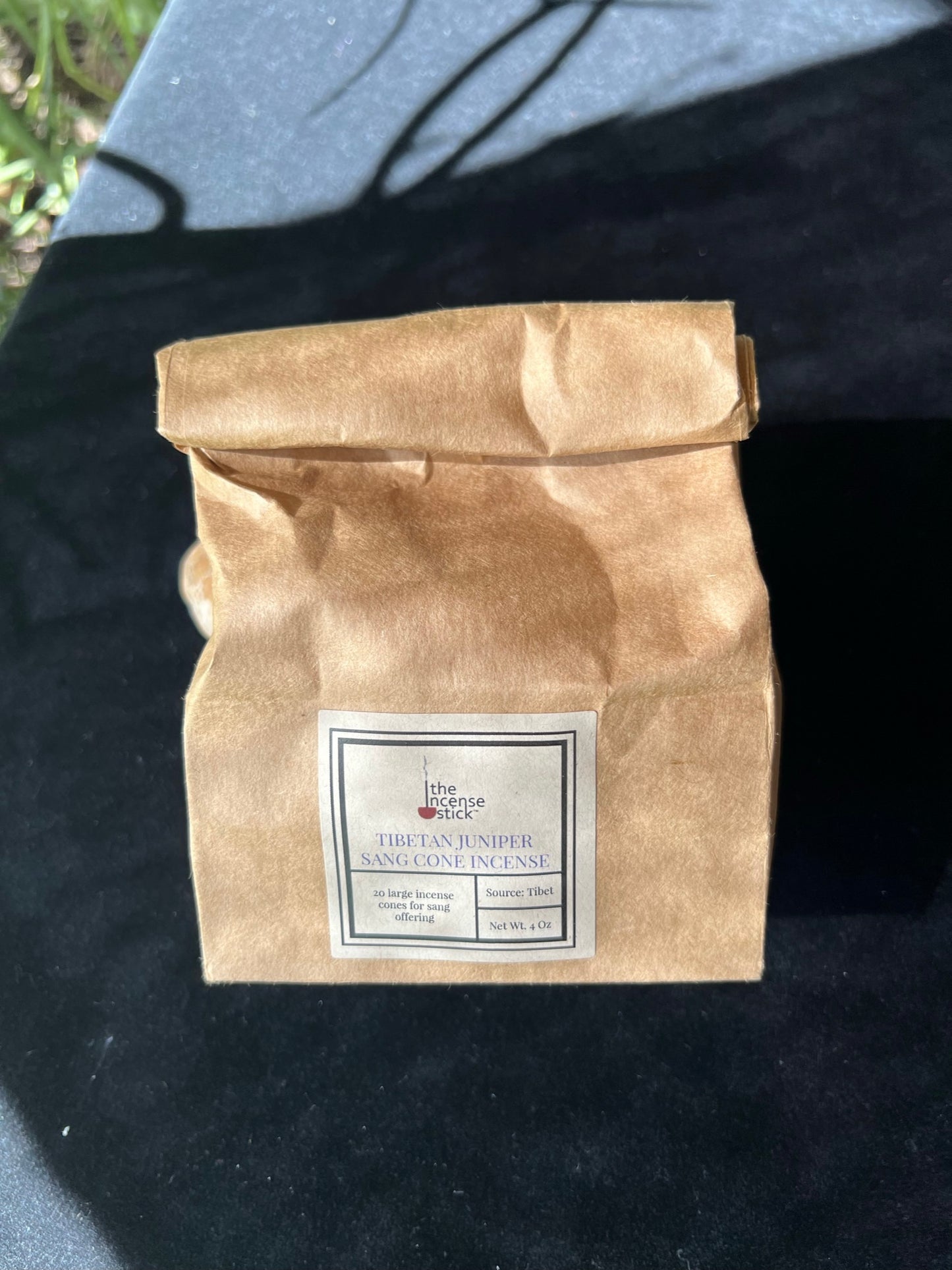 Tibetan Sang Cone Incense | Tibetan Incense | 20 cones | large cones | Tadkröl on Base | Canister or Refill Bags Available - The Incense Stick