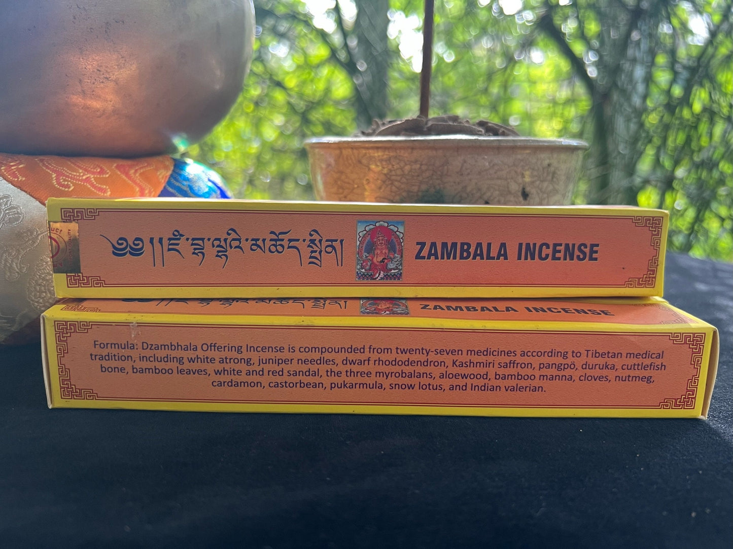 Dzambhala Incense | 19 sticks | 7 inches long | Zambala | Drikung Sorig Amrita Herbal Product - The Incense Stick