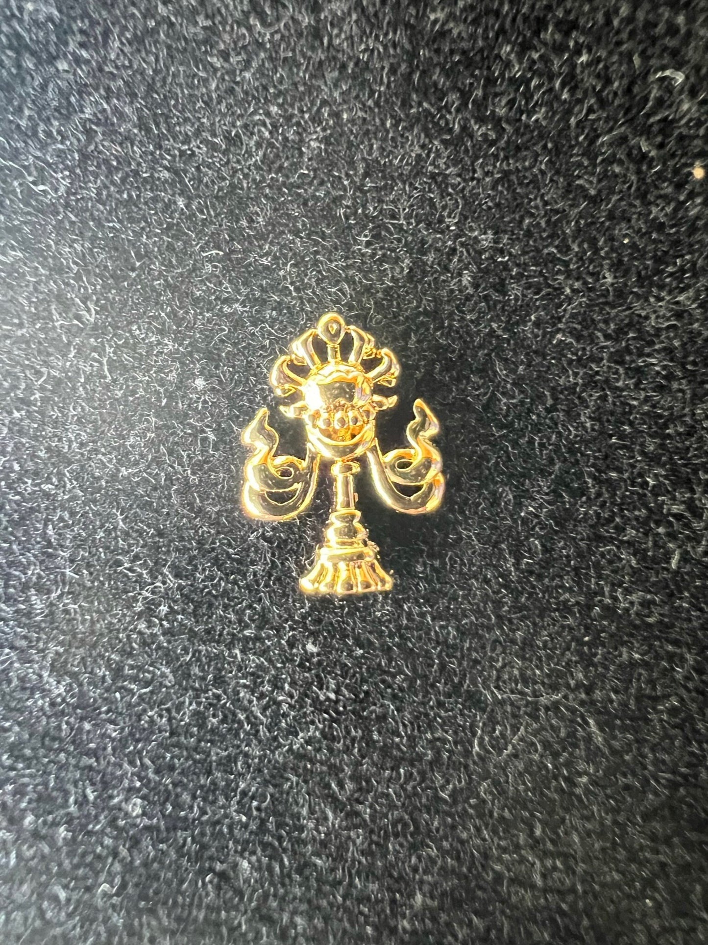 Tiny Eight Auspicious Symbols | 18K Gold Gilt over 925 Silver | Sold as set of 8 or individual | Approx. 1/2 inches high | Mandala Offering - The Incense Stick