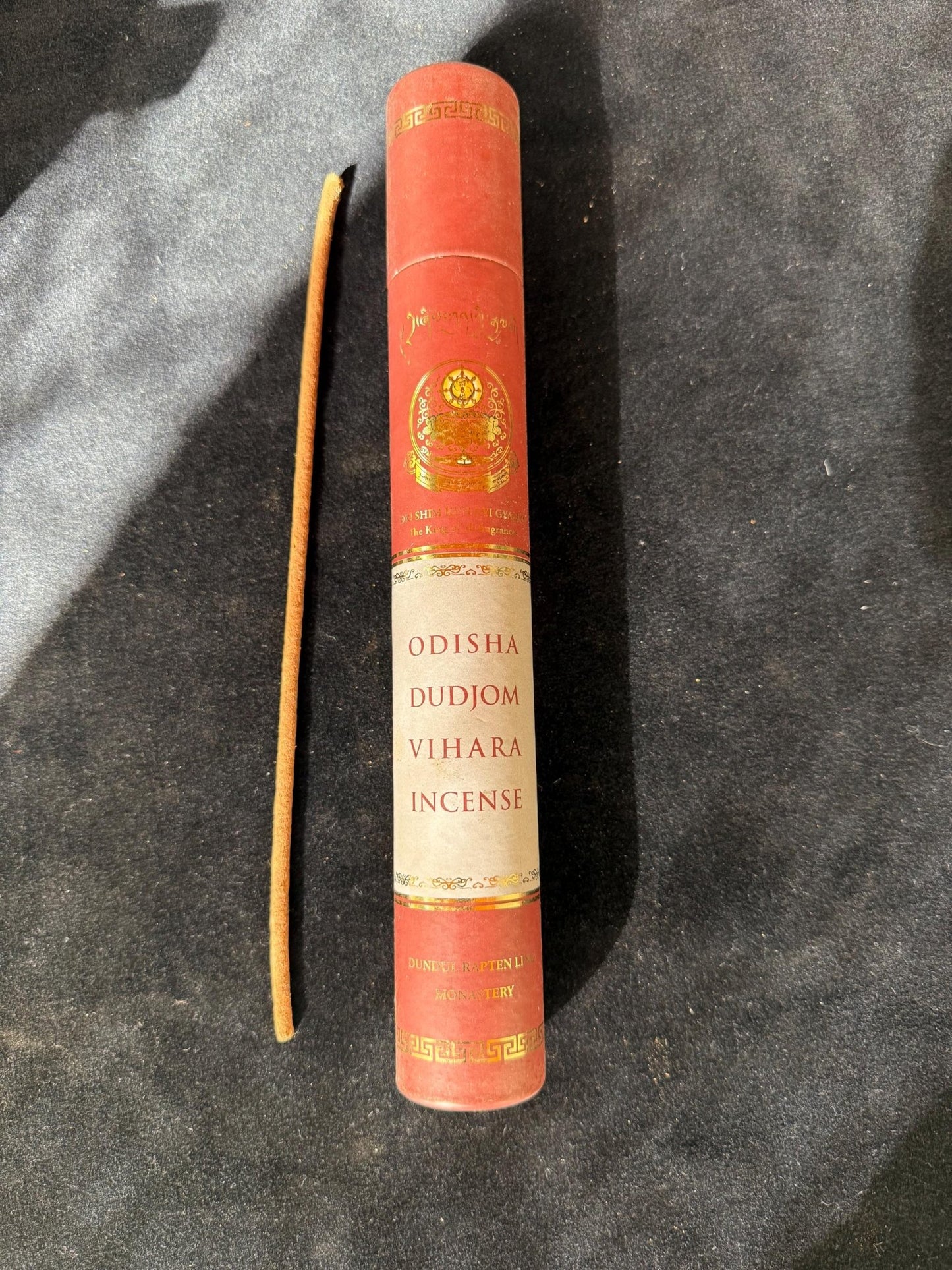 Odisha Dudjom Vihara Incense Sticks | India | 10 inch sticks | Approx. 24 sticks | Dundul Raptenling Monastery | Dudjom - The Incense Stick