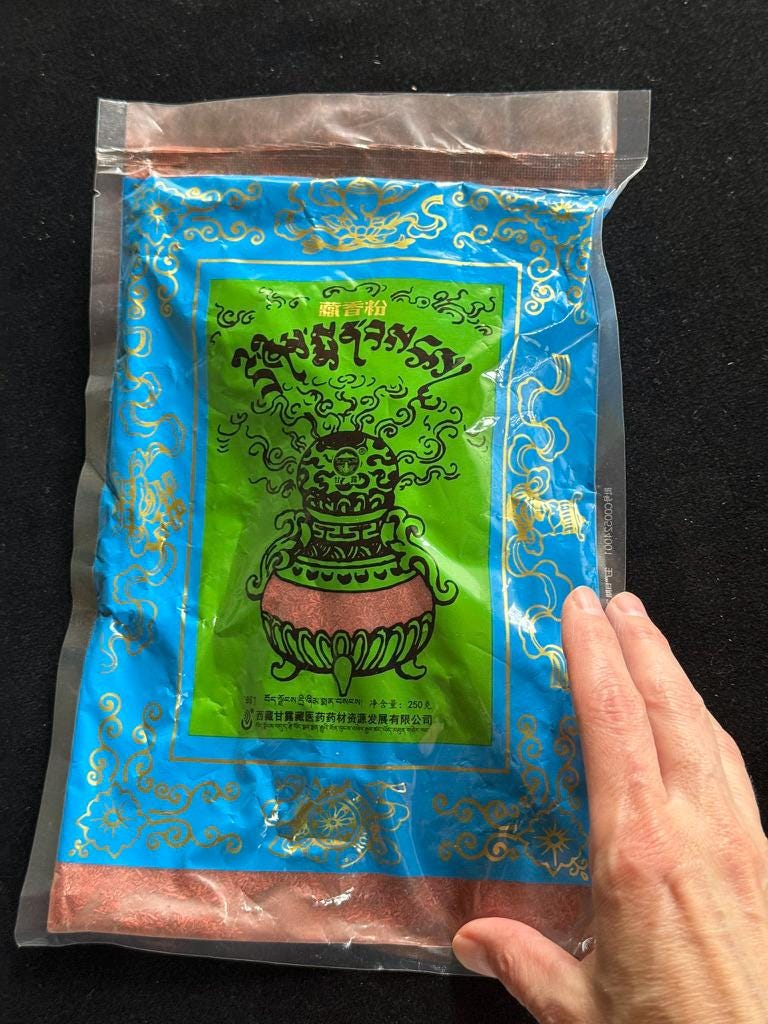 TPN Nectar Powdered Incense | Tibet | Approx. 250g | Traditional Tibetan Medicine Pharmaceutical Factory - The Incense Stick