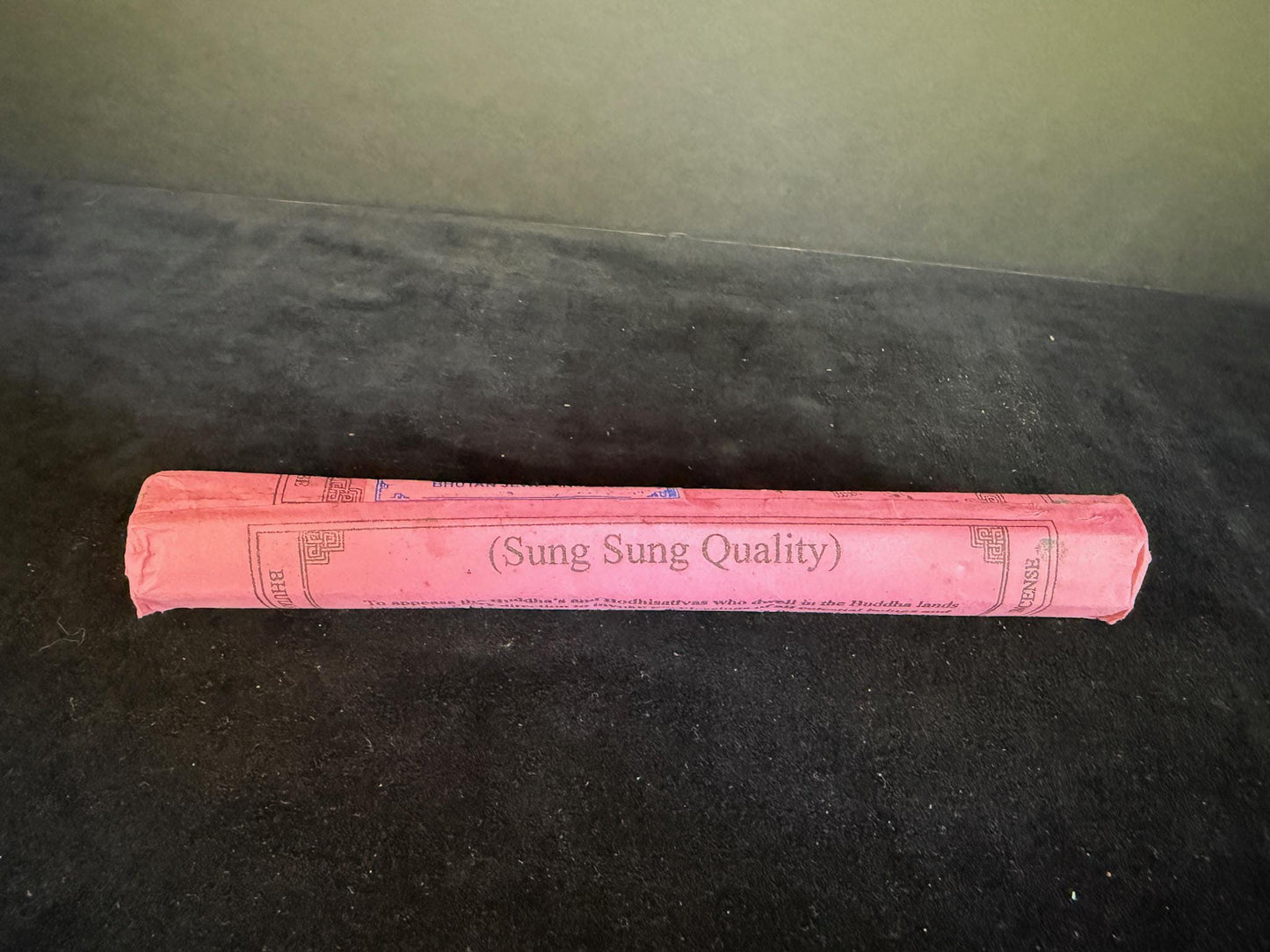 Sung Sung Quality Incense | Lopen Tandin Dorji | 30 sticks | 8.5 inches | Bhutan Jewel Incense House