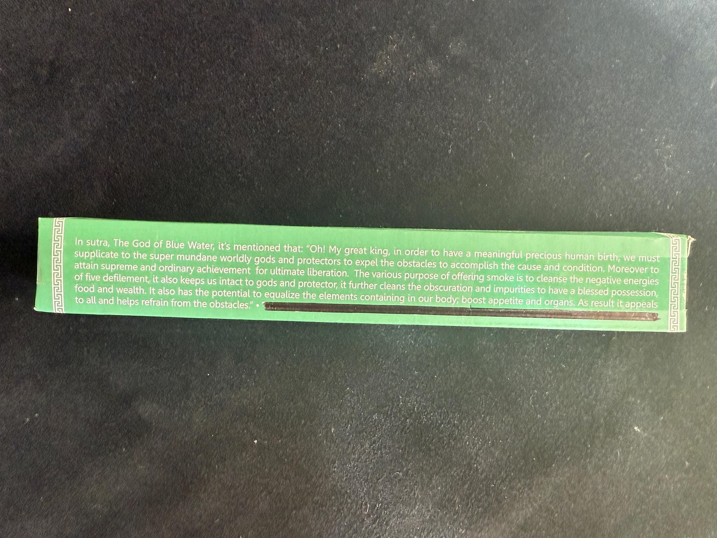 Nolsang Zimpoe Incense | Bhutan | 30 sticks | 8 inches | Bhutan Jewel Incense House | Divine Blue Water - The Incense Stick