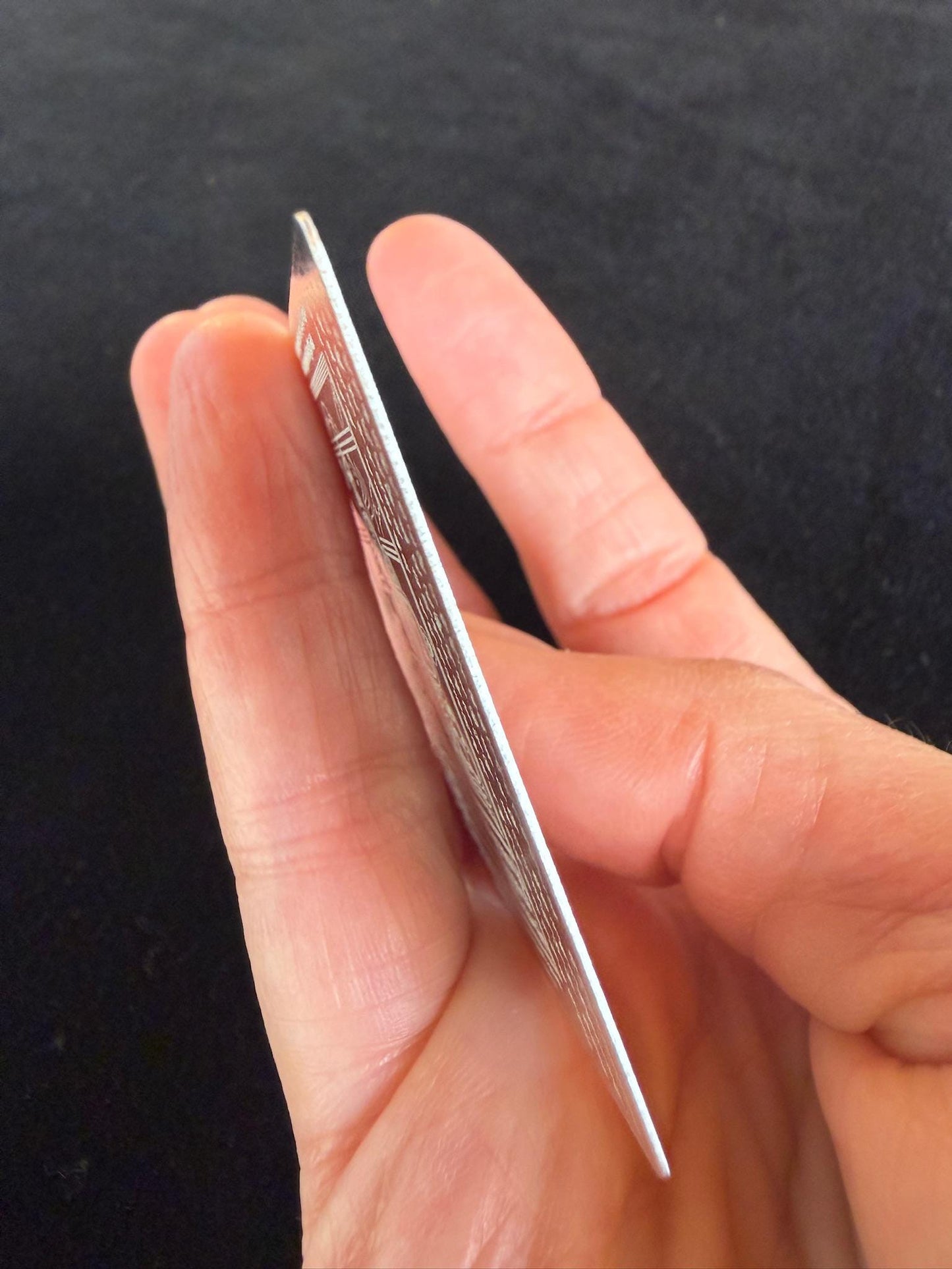 Aluminum Naga Blessing Tile | Approx 2 in x 2 in | Tibet | Water Blessing