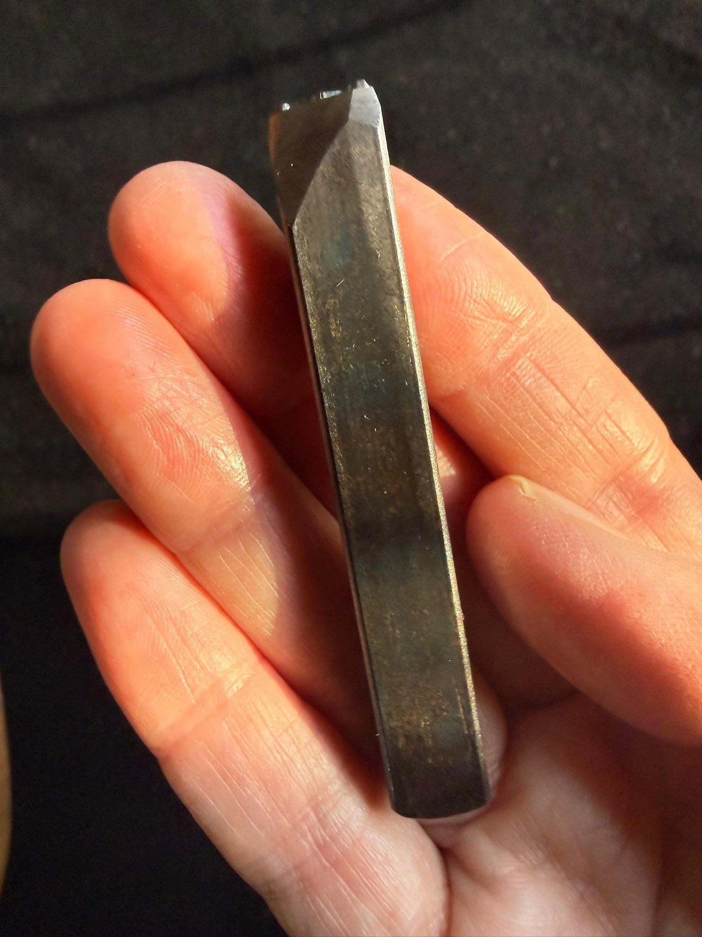 Stupa Tsa Tsa Mold Stamp | Carbon Steel | Tibet | Image 5.5mm w x 8mm h