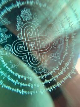 Glass Naga Blessing Spheres | Glass | Approx 1.5 inches diameter | Tibet | Water Blessing