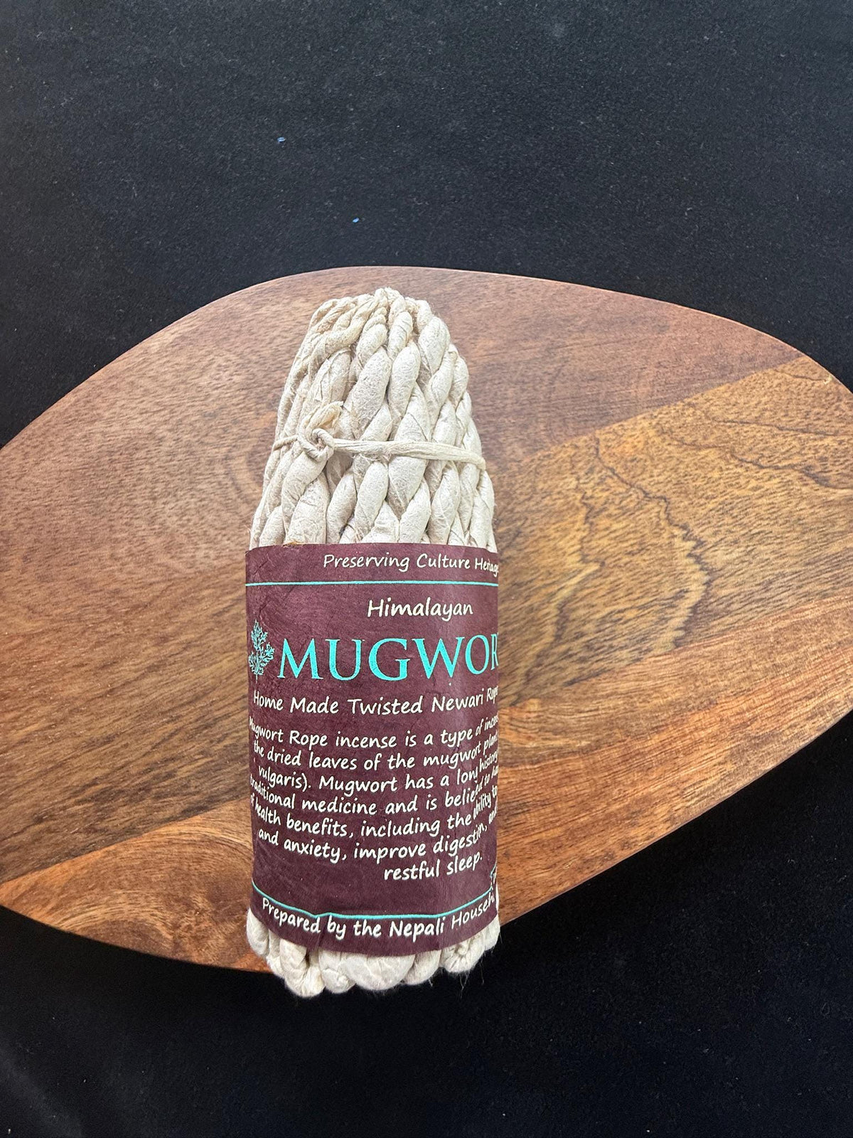 Mugwort Nepali Rope Incense | 50 ropes | 4.0 inches