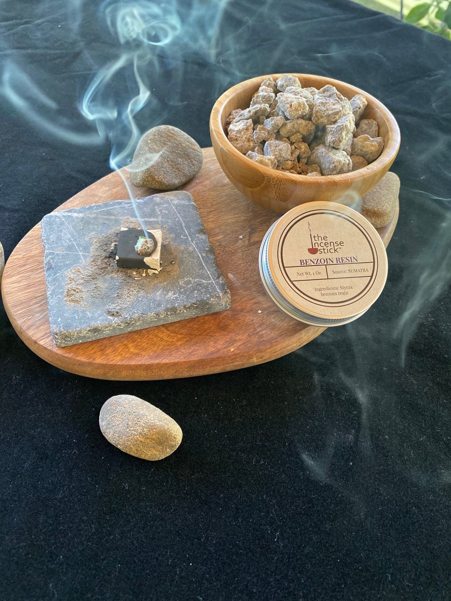 Benzoin Resin | 1 ounce | Natural Tree Resin | 100% Natural Styrax benzoin resin | Sumatran Benzoin | Incense - The Incense Stick