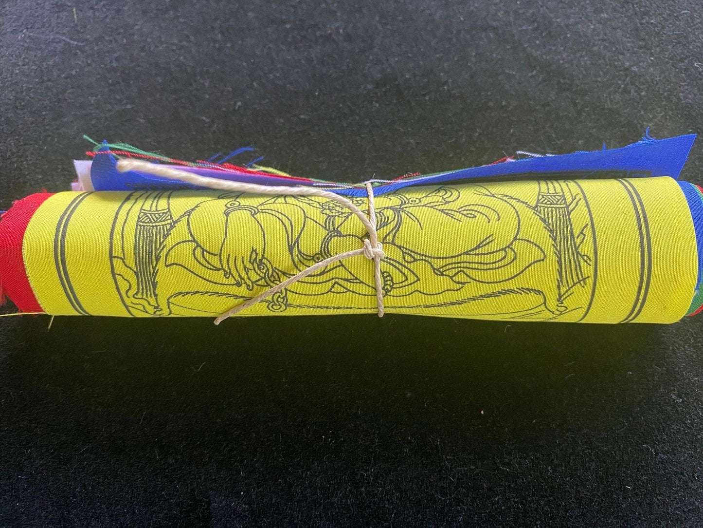 Thangtong Gyalpo Prayer Flags |Tibetan Prayer Flags | 6in x 7.5in | 1 set of 10 flags | Iron Bridge Maker - The Incense Stick