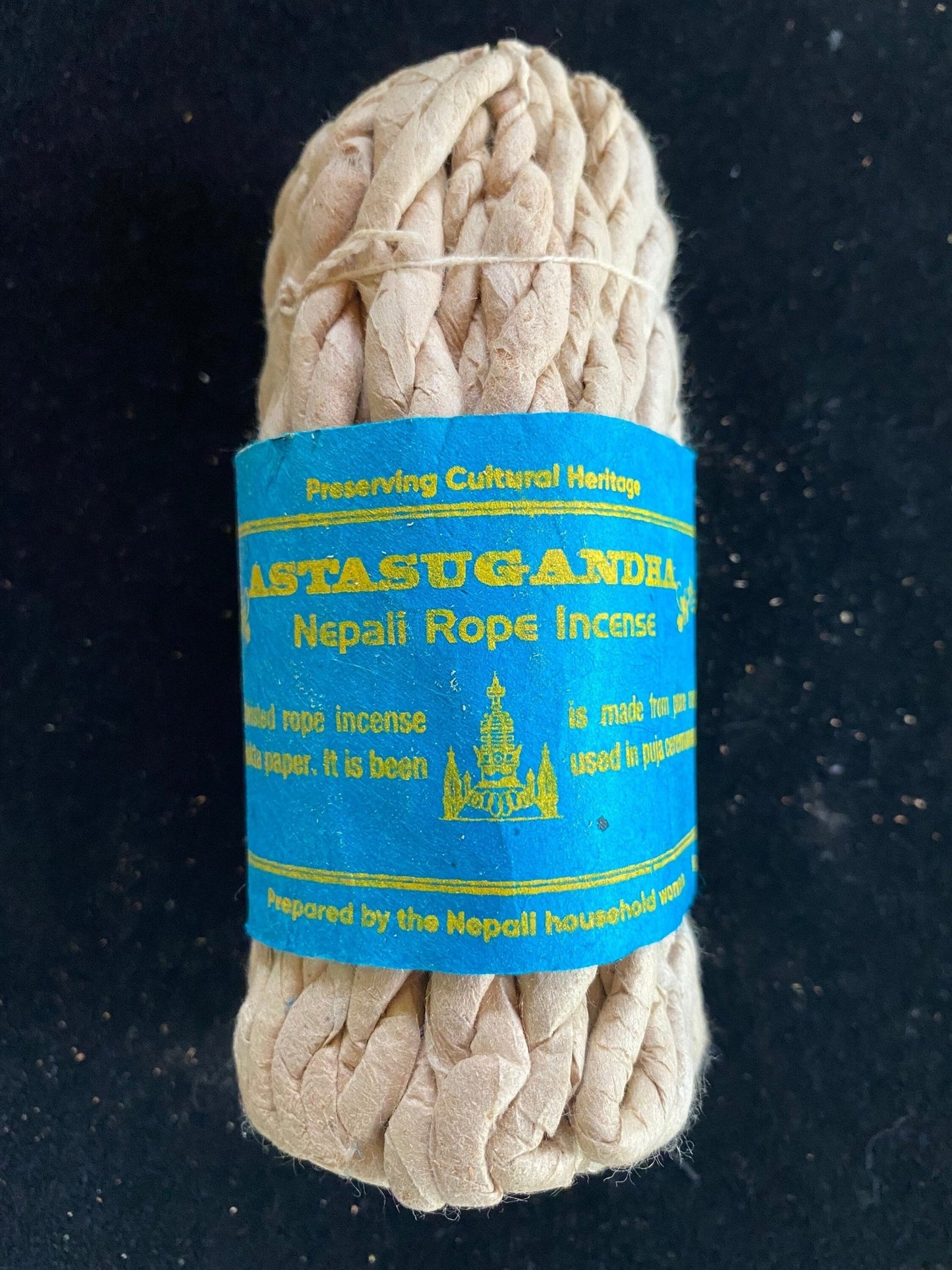 Astasugandha Nepali Rope Incense | 50 ropes | 4 inches | Herbal Dhoop - The Incense Stick