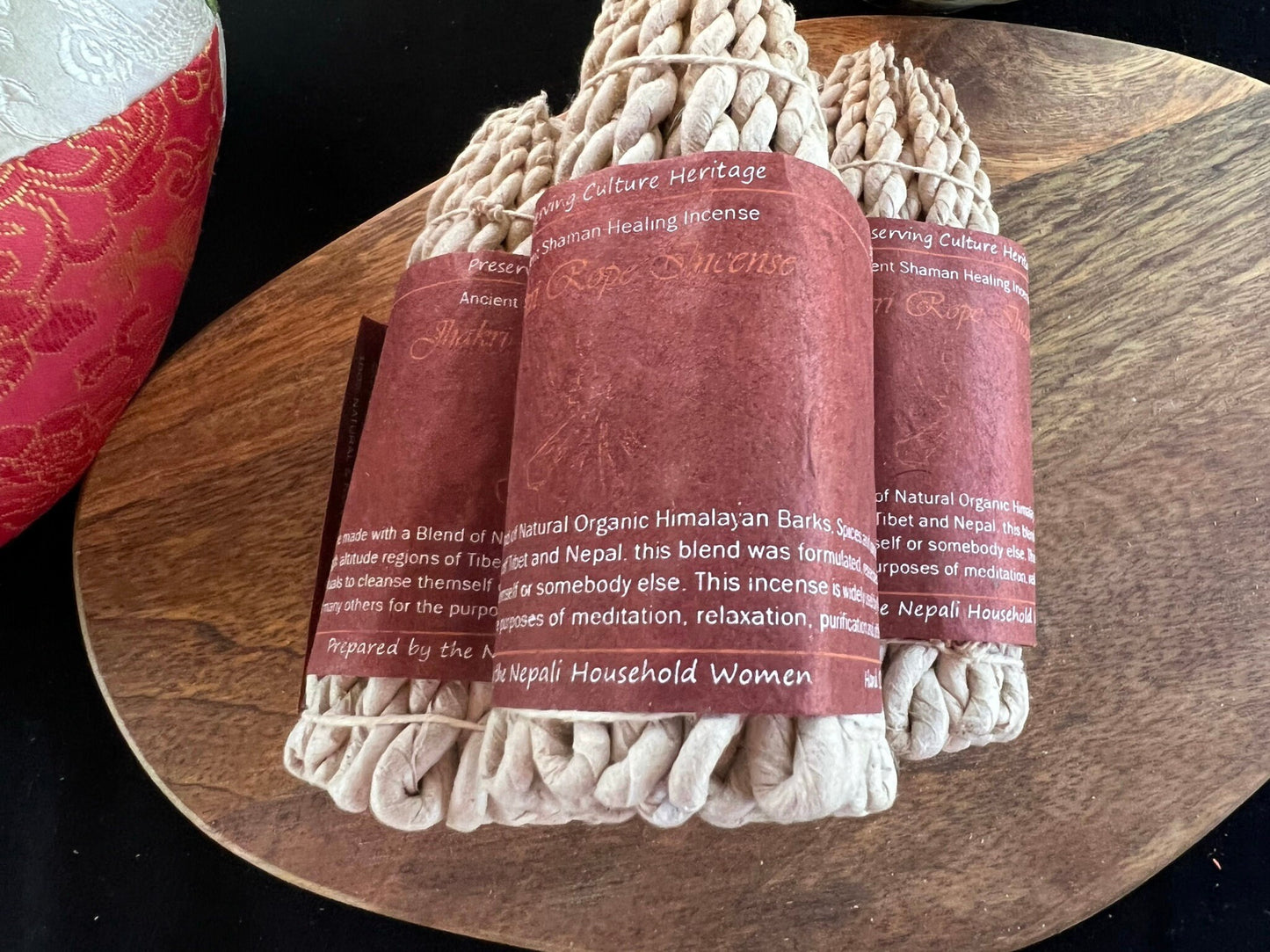 Jhakri Nepali Rope Incense | Tibetan Incense | 50 ropes | 4.0 inches | Herbal Dhoop - The Incense Stick