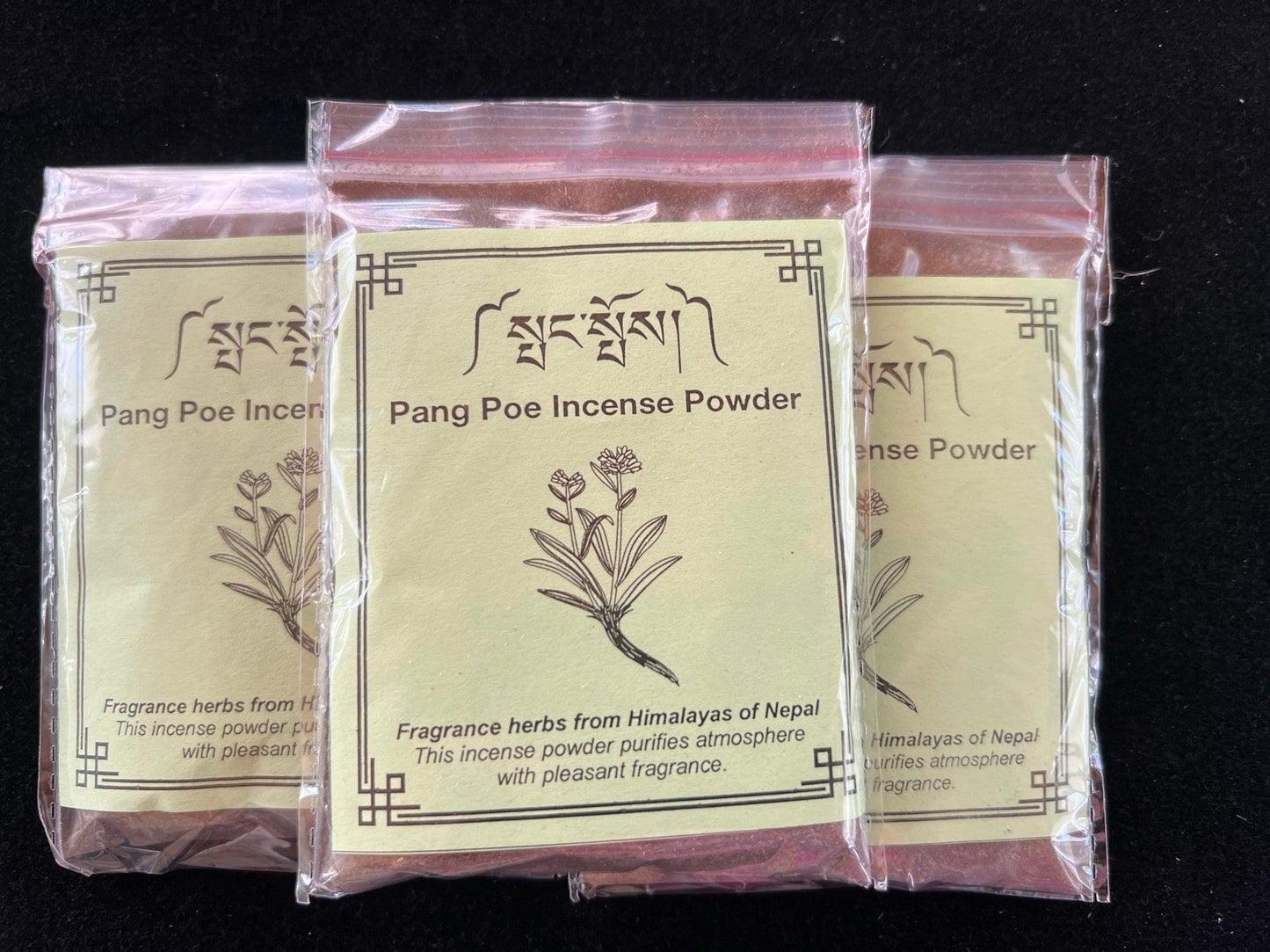 Pang Poe Incense Powder| Tibetan Incense | 27 grams | Jatamansi (Nard) - The Incense Stick