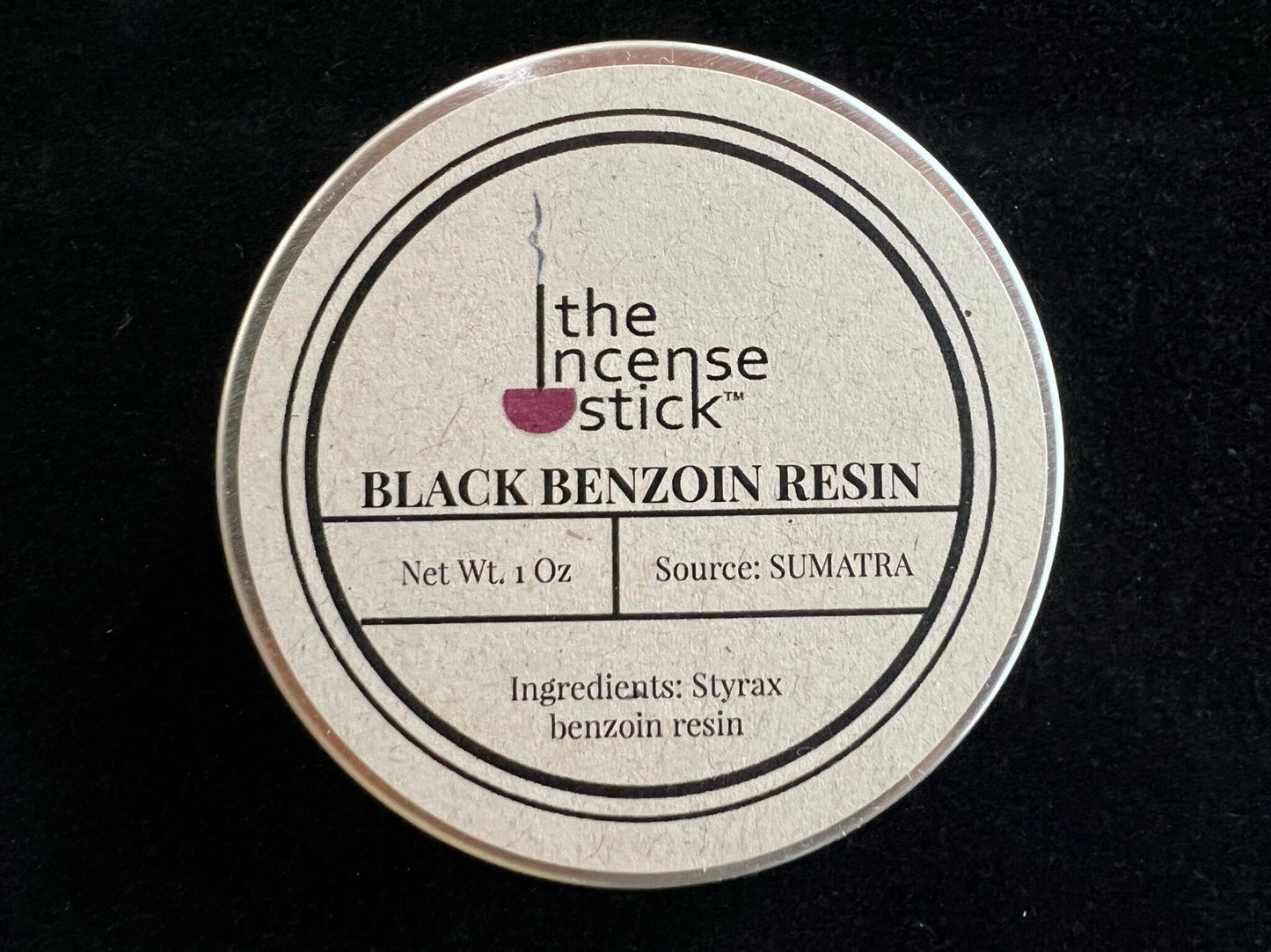 Black Benzoin Resin | 1 ounce | Natural Tree Resin | 100% Natural Styrax benzoin resin | Sumatran Benzoin| Jurur