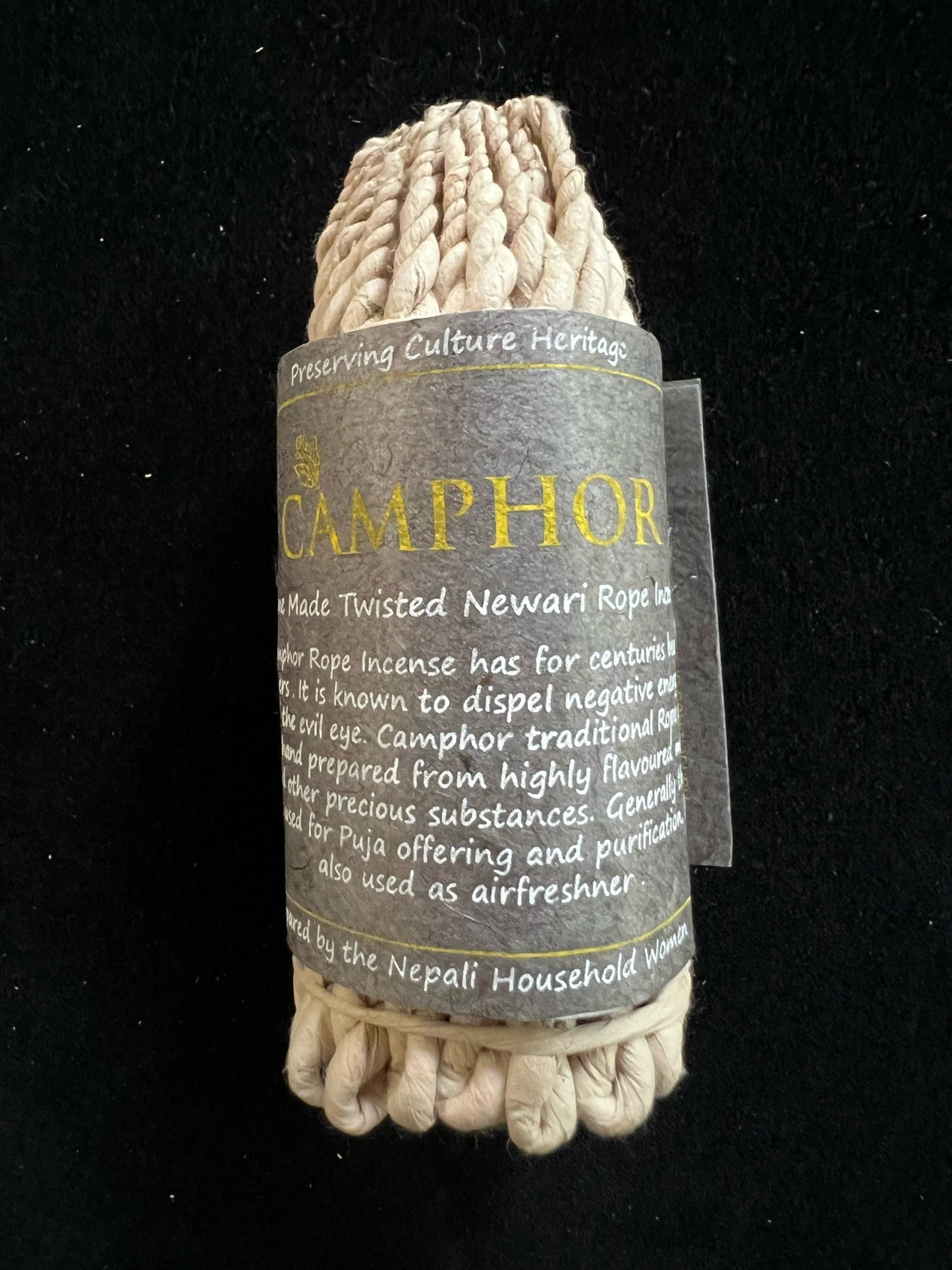 Camphor Nepali Rope Incense | Tibetan Incense | 50 ropes | 4.0 inches | Herbal Dhoop - The Incense Stick