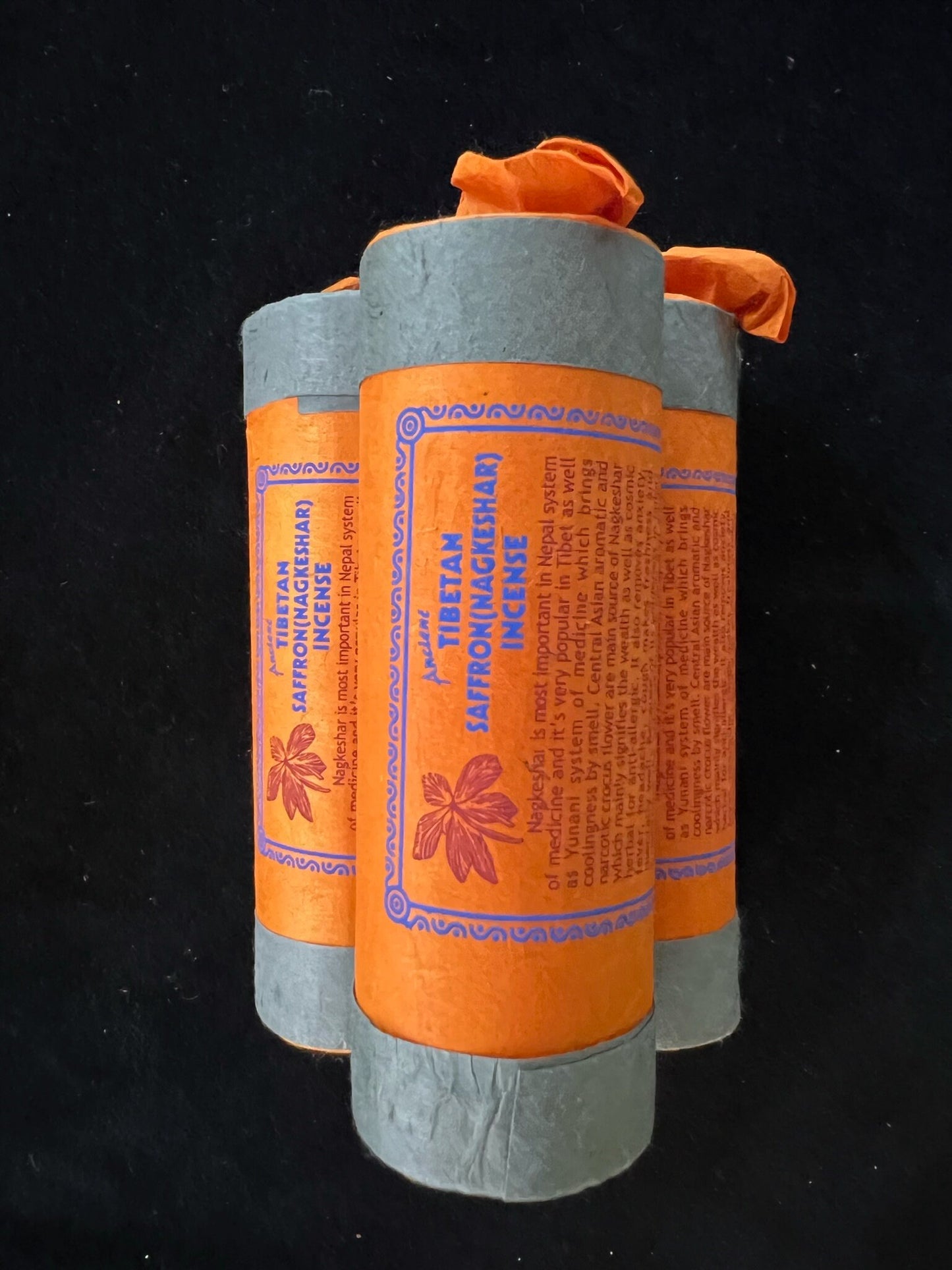 Ancient Tibetan Saffron (Nagkeshar) Incense | Tibetan Incense | 30 sticks - The Incense Stick
