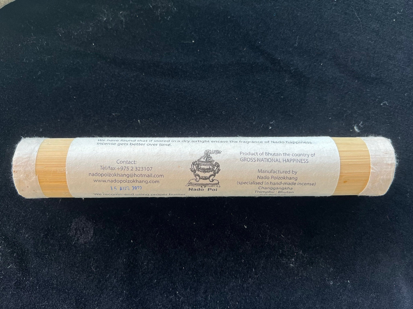 Nado Happiness Incense Grade A | Bhutanese Incense | 30 sticks | Pure Natural Incense | Nado Poizokhang - The Incense Stick