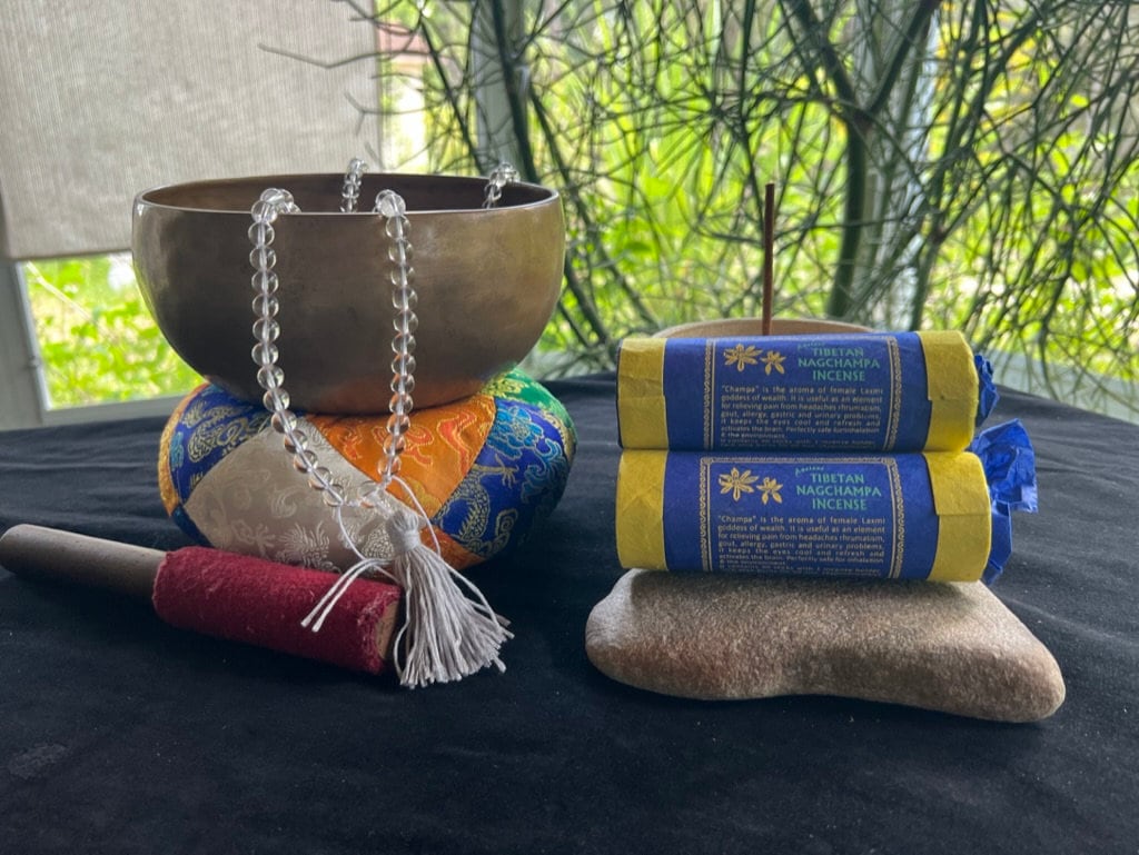 Ancient Tibetan Nag Champa Incense | Tibetan Incense | 30 sticks | w/ Mini Incense Holder - The Incense Stick