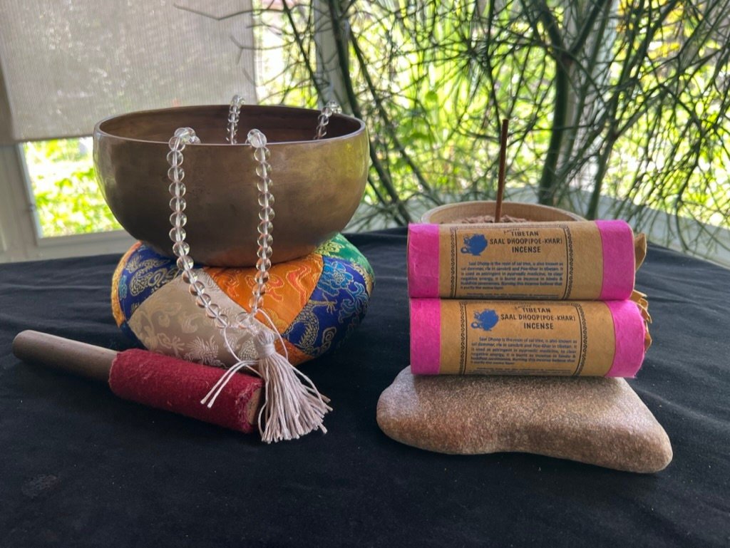 Ancient Tibetan Saal Dhoop (Poe - Khar) incense | Tibetan Incense | 30 sticks | w/ Mini Incense Holder | Sal Dhoop - The Incense Stick