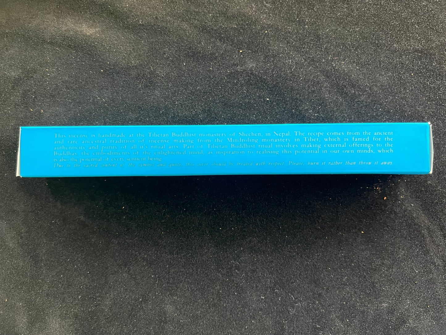 Shechen Blue Box Incense | Tibetan Incense | 30 sticks | 10 inches - The Incense Stick