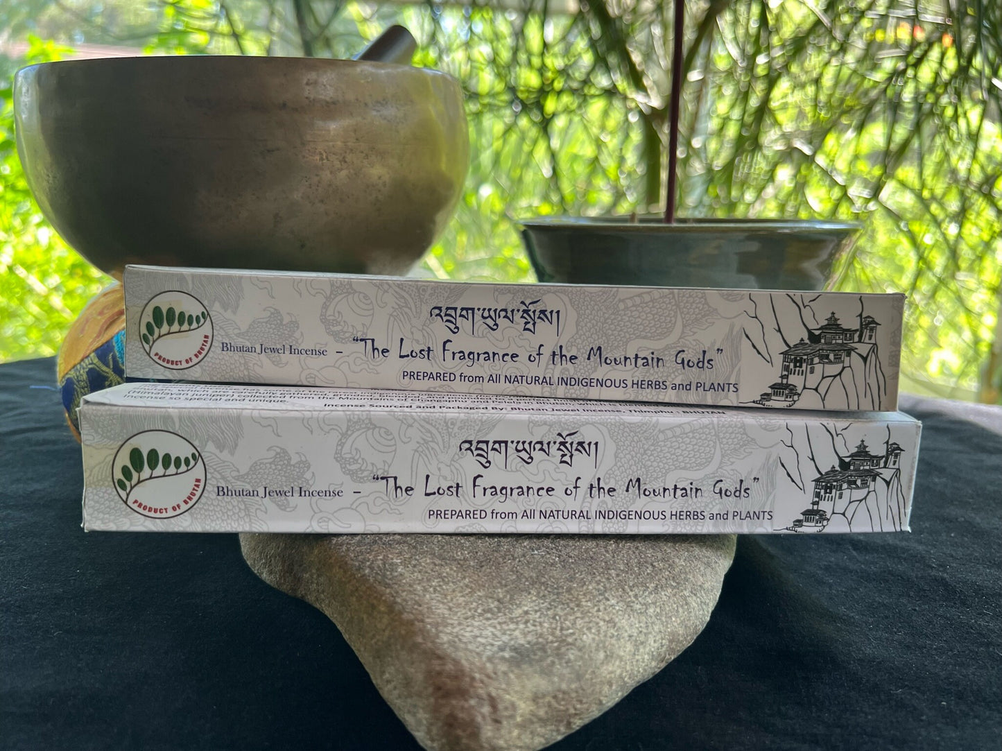 The Lost Fragrance of the Mountain Gods (LhaYul) Incense | Bhutanese Incense | 30 sticks | 8.5 inches | Bhutan Jewel Incense House - The Incense Stick