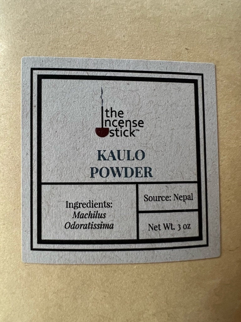 Premium Kaulo Powder| 3 oz | Nepal | Machilus odoratissima | Incense Base | Fragrant Bay - The Incense Stick