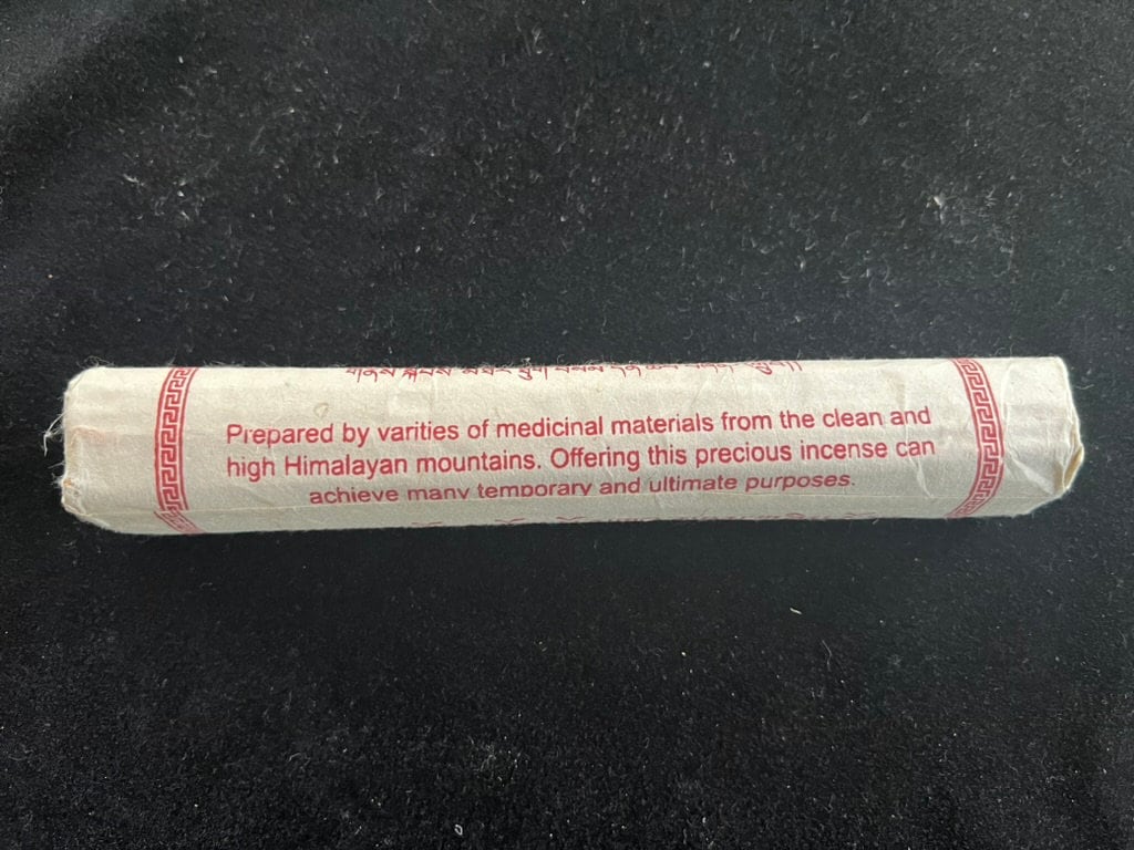 Himalayan Dolpo Khanyam Herbal Incense - Paper Roll | Nepal | Approximately 30 - 35 sticks | 7 inches - The Incense Stick