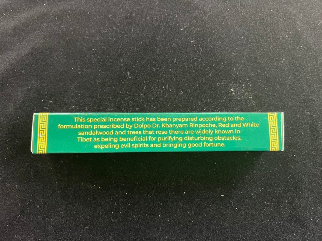 Himalayan Dolpo Khanyam Herbal Incense - Green Box | Nepal | Approximately 35 - 40 sticks | 7 inches - The Incense Stick