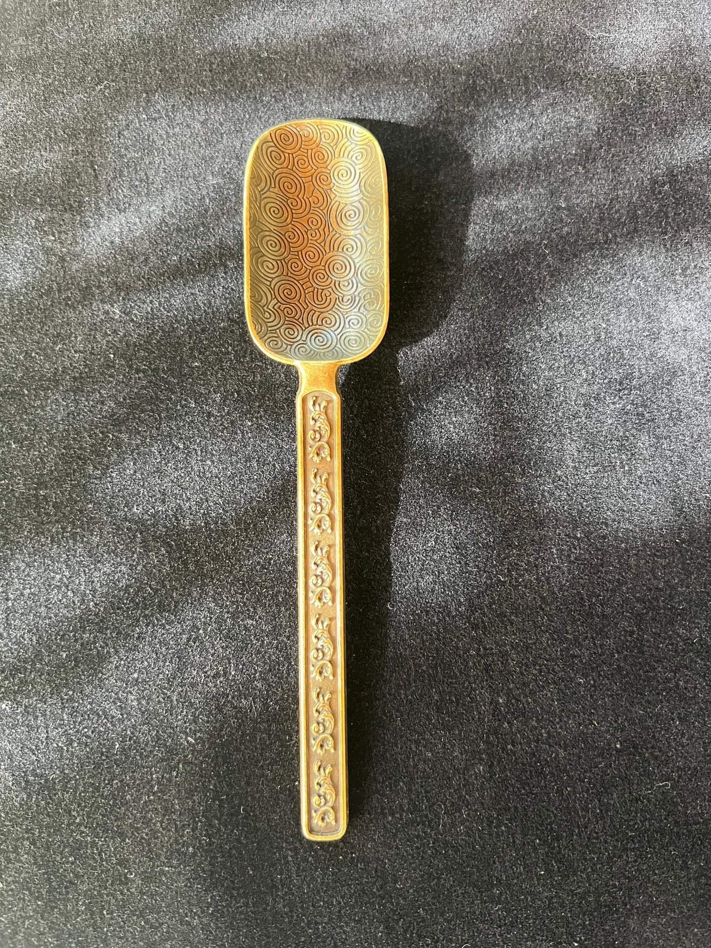 Ash Spoon | Japanese Incense Ceremonies | Brass | 6 inches long - The Incense Stick