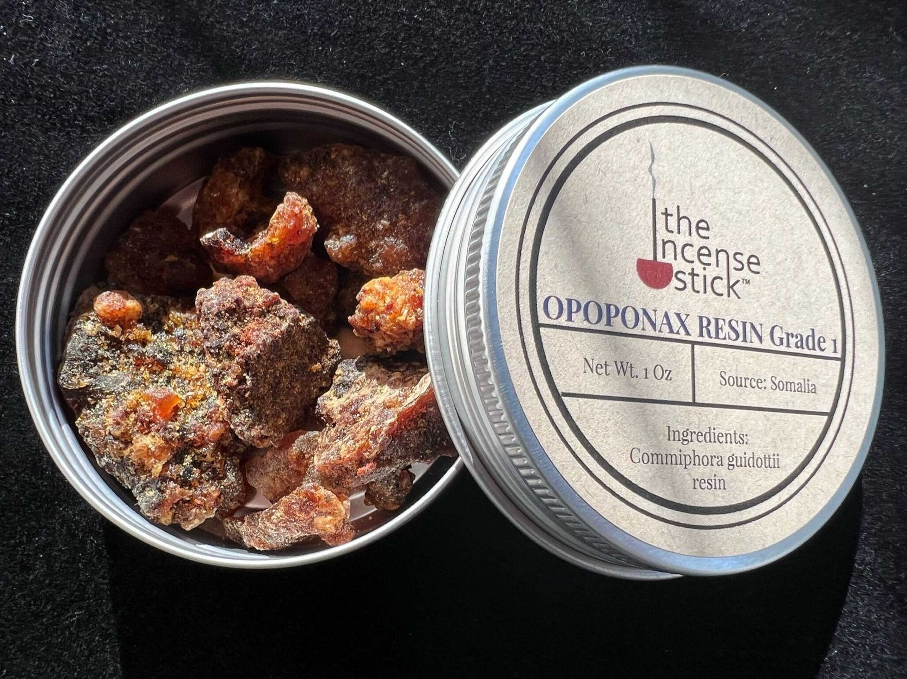 Opoponax Resin GRADE 1 | 1 ounce | Commpihora guidottii | Sweet