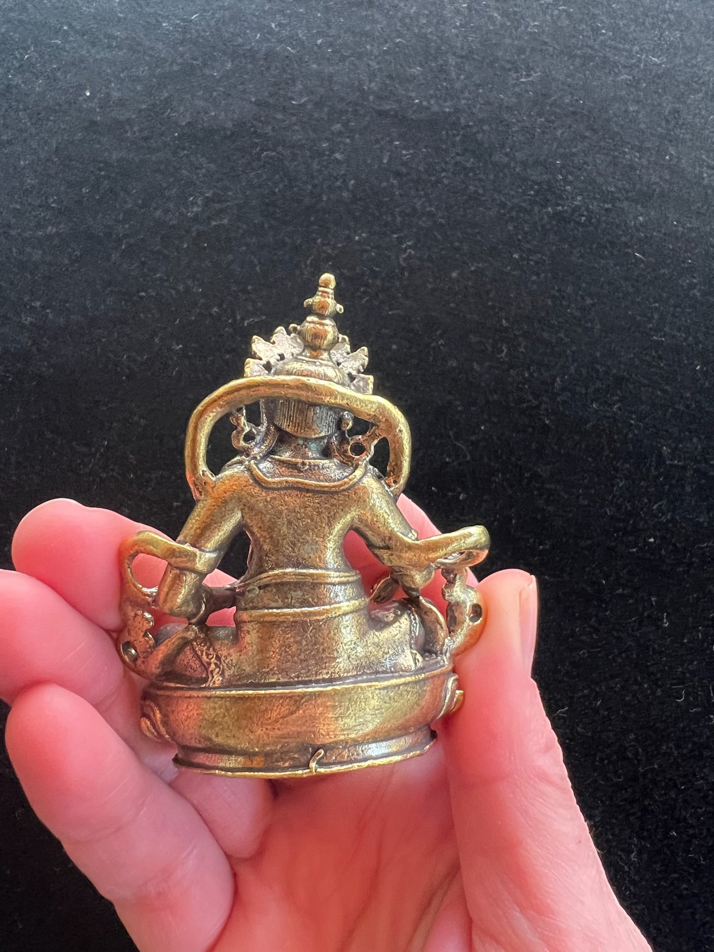 Deluxe Small Dzambhala Statue | Handmade |2.75 inches | Kubera - The Incense Stick