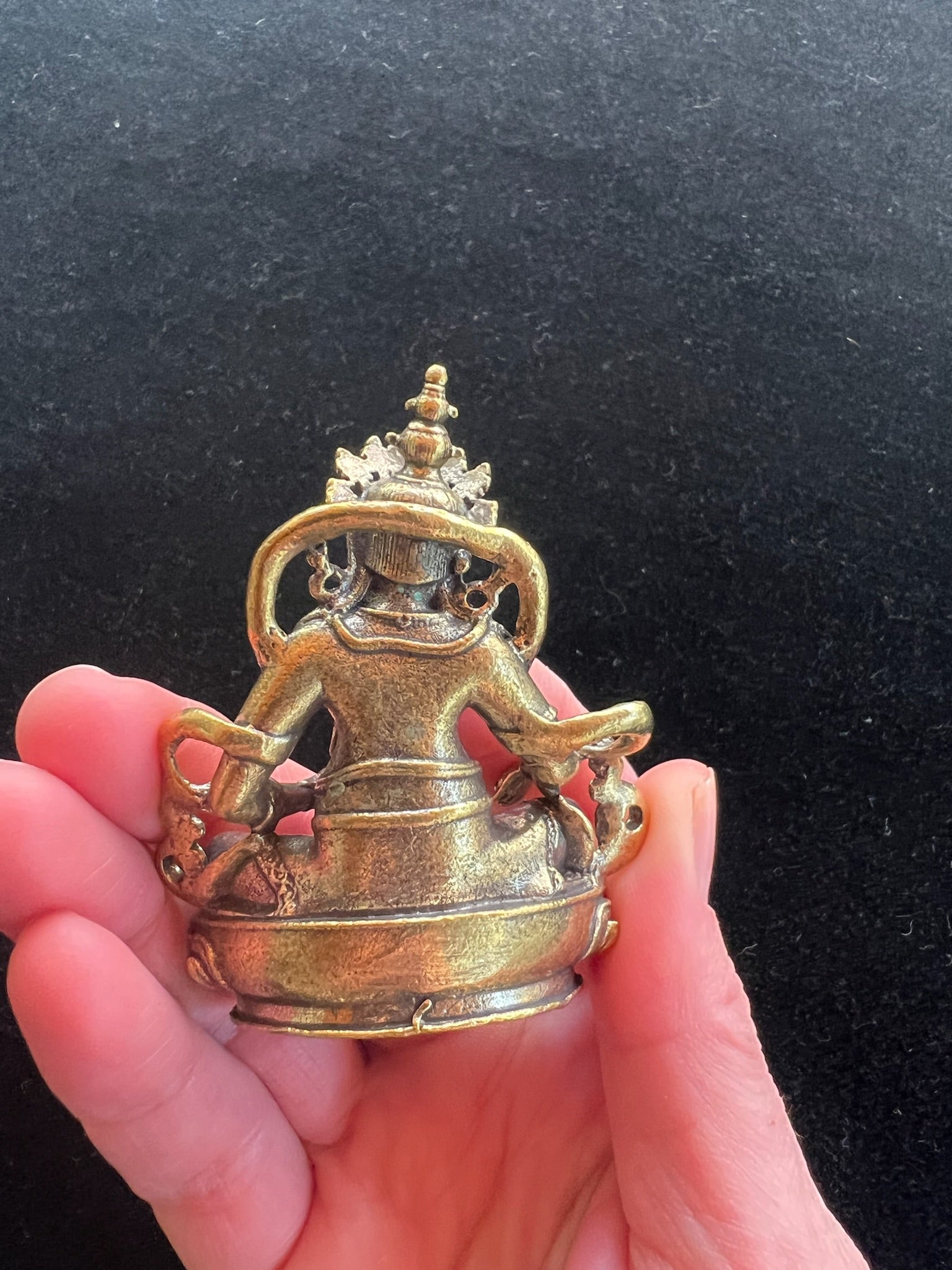 Deluxe Small Dzambhala Statue | Handmade |2.75 inches | Kubera - The Incense Stick