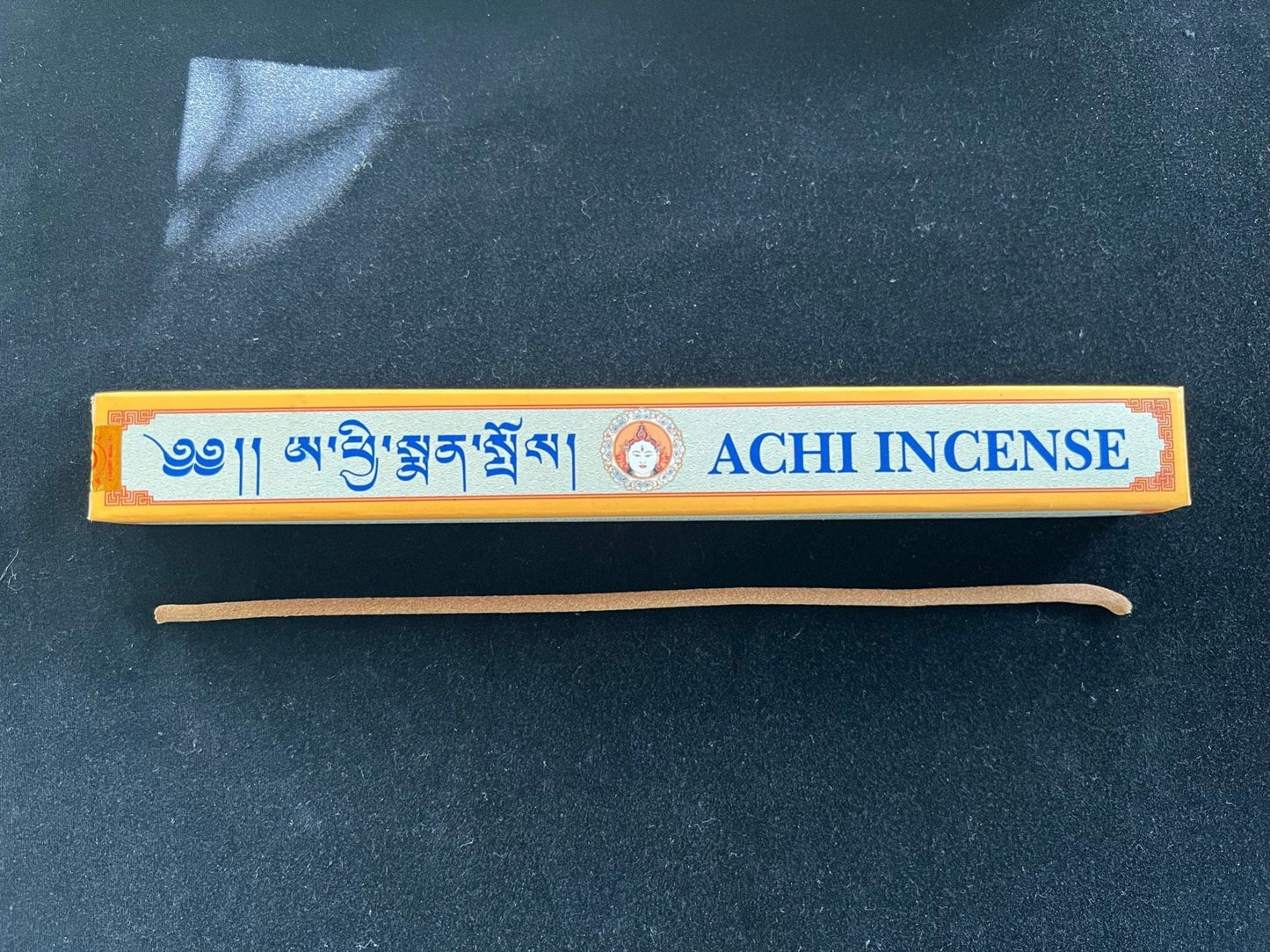Achi Incense | 30 sticks | 9.5 inches long | Drikung Sorig Amrita Herbal Product - The Incense Stick