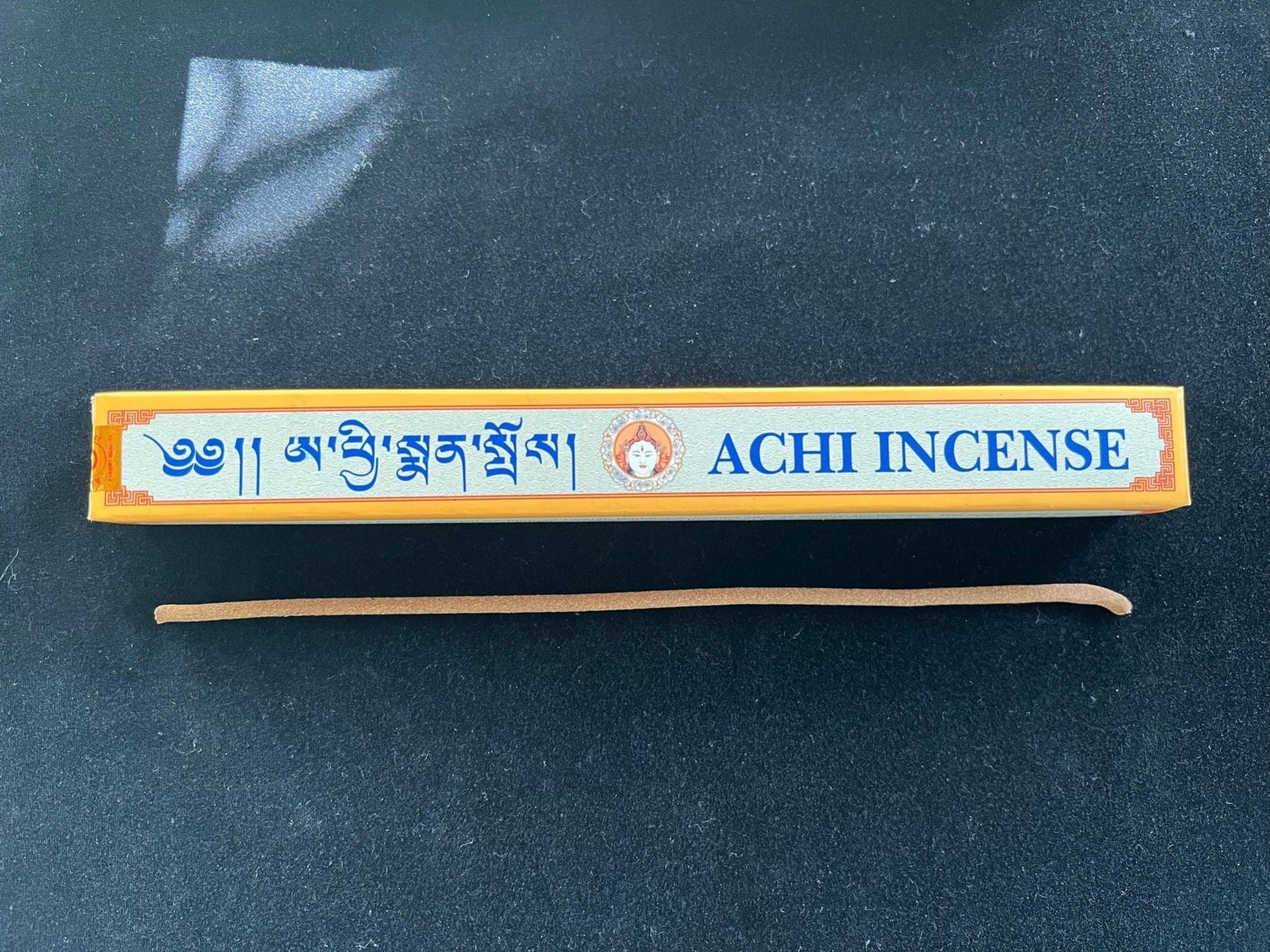 Achi Incense | 30 sticks | 9.5 inches long | Drikung Sorig Amrita Herbal Product - The Incense Stick