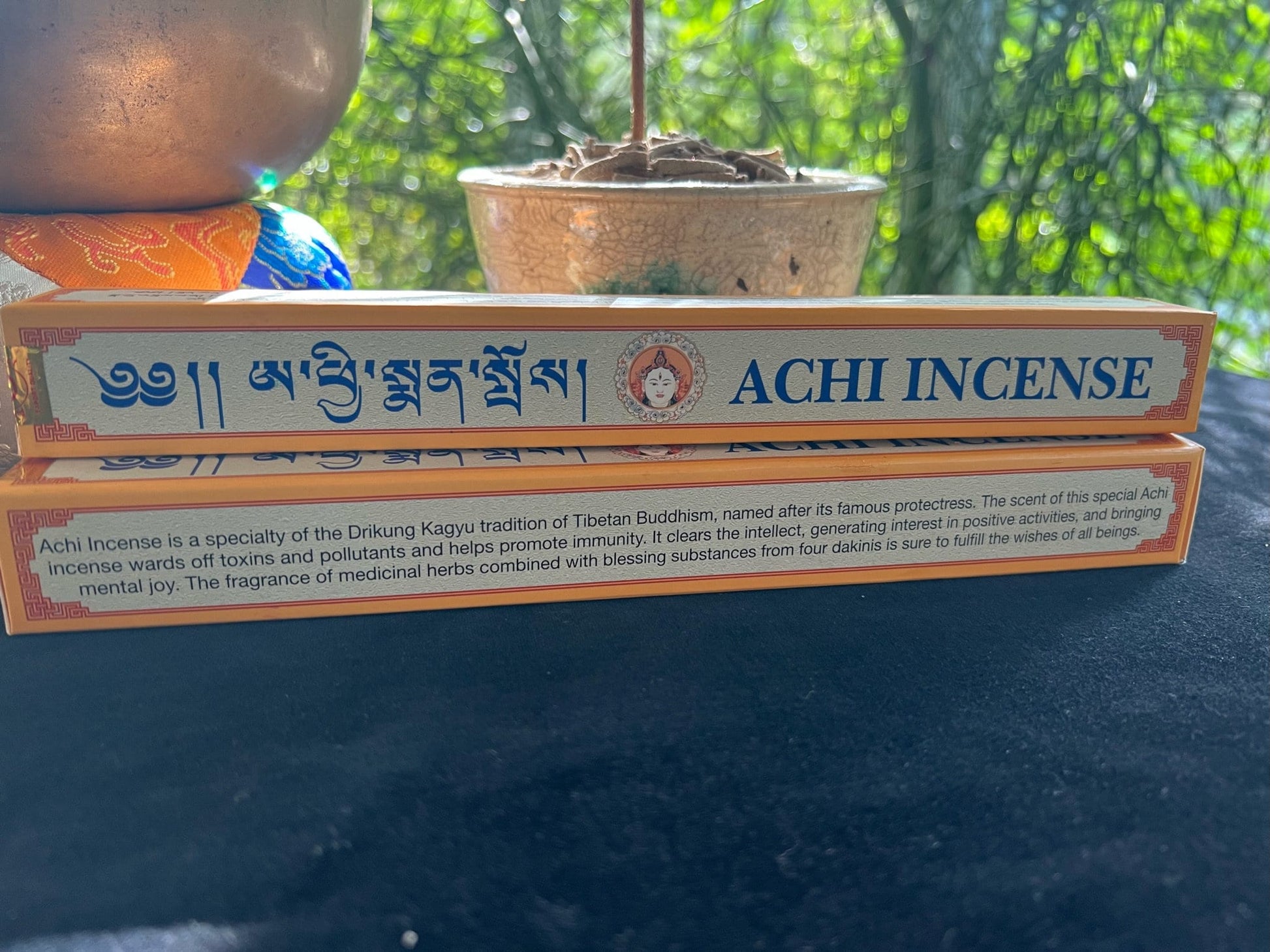 Achi Incense | 30 sticks | 9.5 inches long | Drikung Sorig Amrita Herbal Product - The Incense Stick