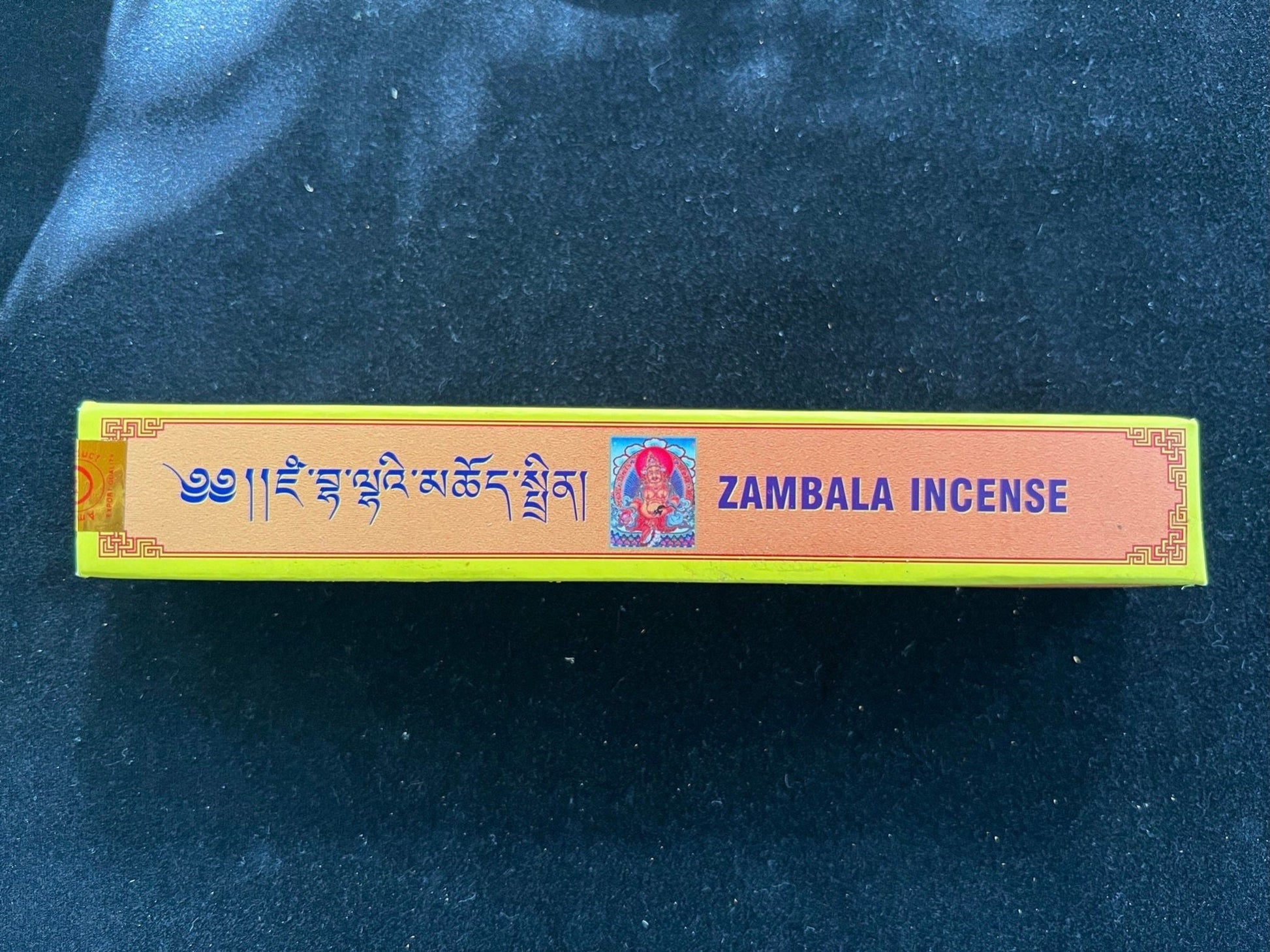 Dzambhala Incense | 19 sticks | 7 inches long | Zambala | Drikung Sorig Amrita Herbal Product - The Incense Stick
