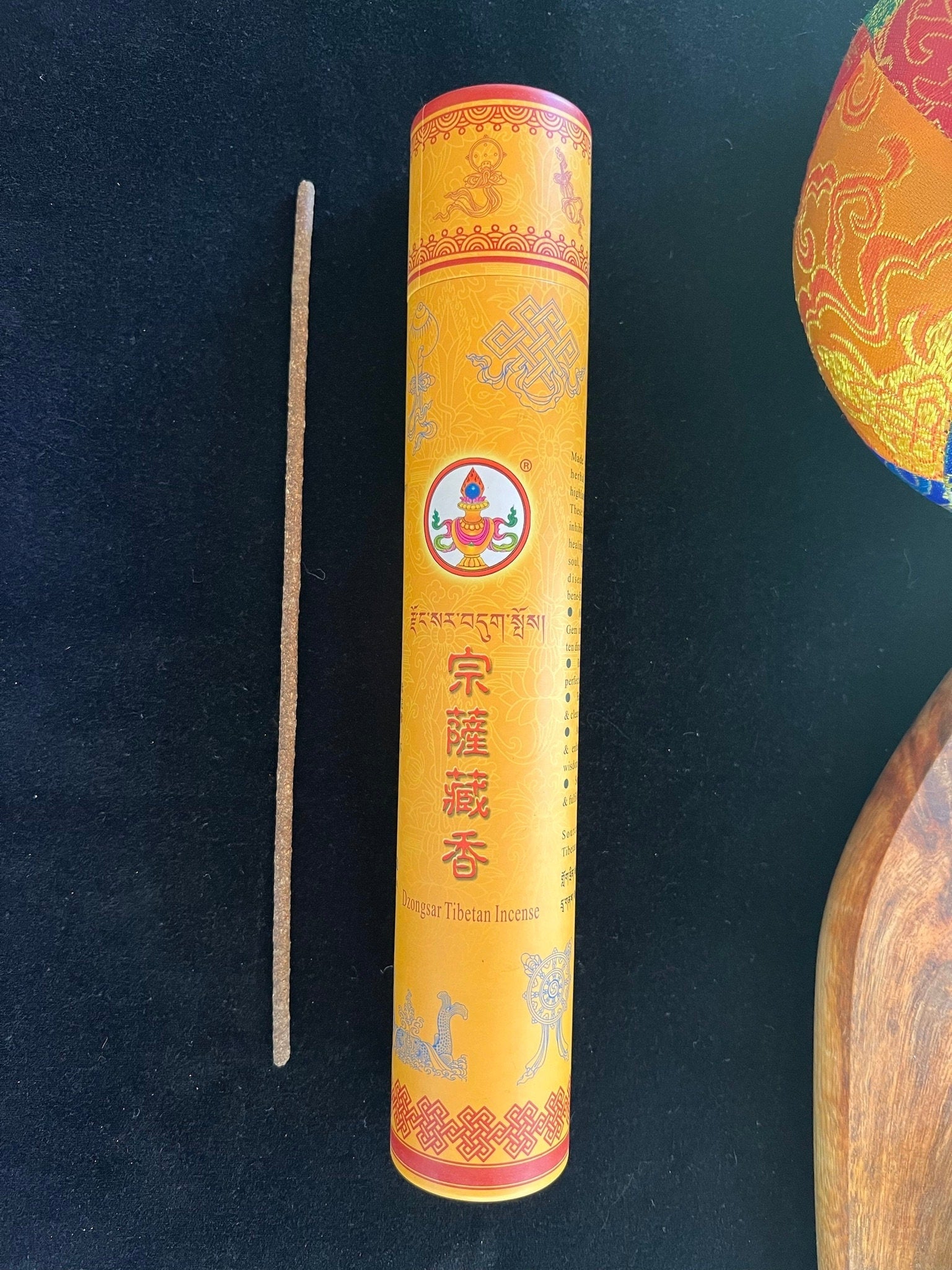 Dzongsar Tibetan Incense | Tibet | 40 sticks | 8 inches long | Dege Dzongsar Tibetan Hospital - The Incense Stick