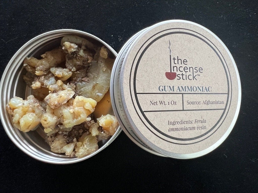 Gum Ammoniac Resin | 1 ounce | Ferula ammoniacum | 100% Natural Tree Resin | Afghanistan | Incense - The Incense Stick
