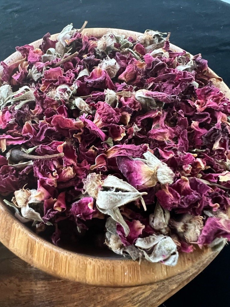 Red Rose Buds & Petals | 1 oz | Pakistan | Rosa centifolia - The Incense Stick