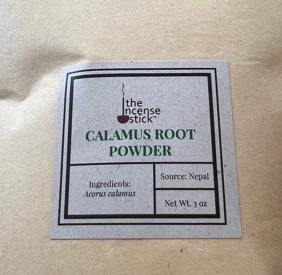 Calamus Root Powder| 3 oz | Nepal | Acorus calamus | Incense Base | Sweet Flag - The Incense Stick