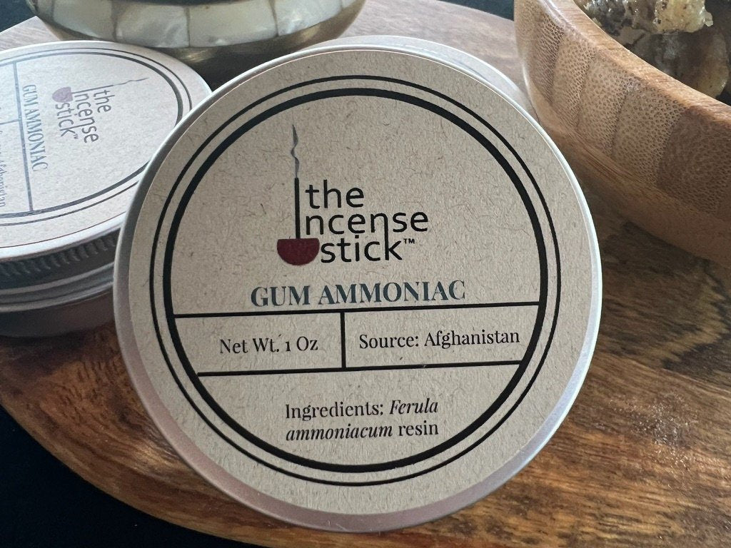 Gum Ammoniac Resin | 1 ounce | Ferula ammoniacum | 100% Natural Tree Resin | Afghanistan | Incense - The Incense Stick