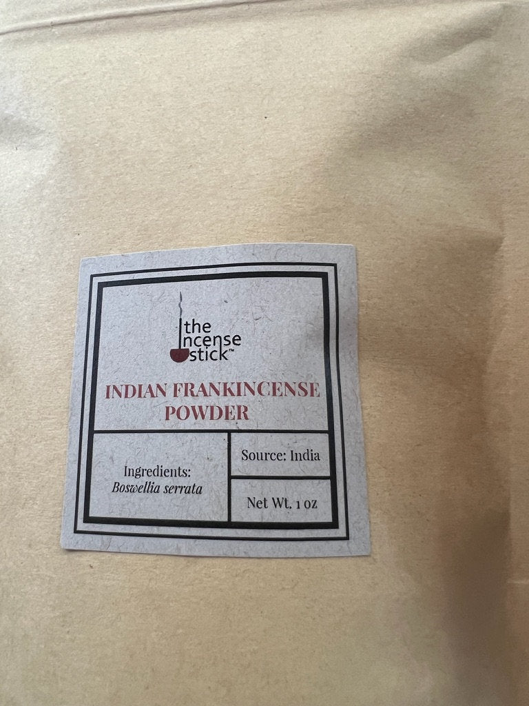 Indian Frankincense Incense Powder| 1 oz | India | Boswellia Serrata & Kaulo | Incense Base - The Incense Stick