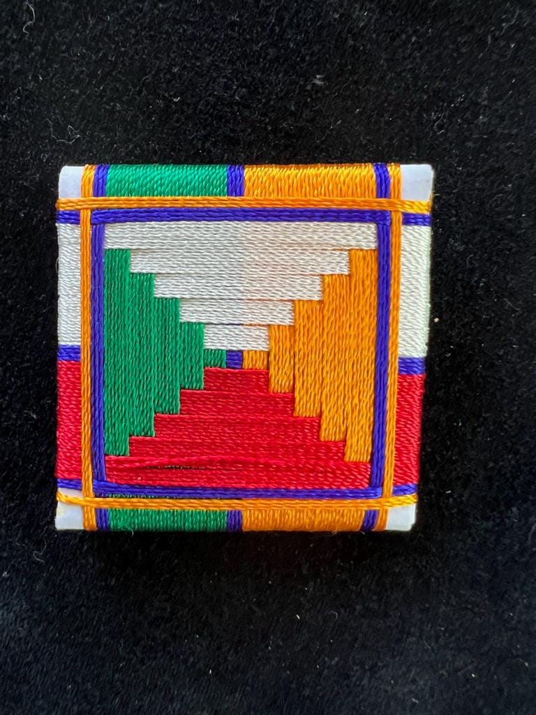 Chenrezig Protective Amulet | | 2 in by 2 in | Protection Blessing | Bodhisattva of Compassion - The Incense Stick