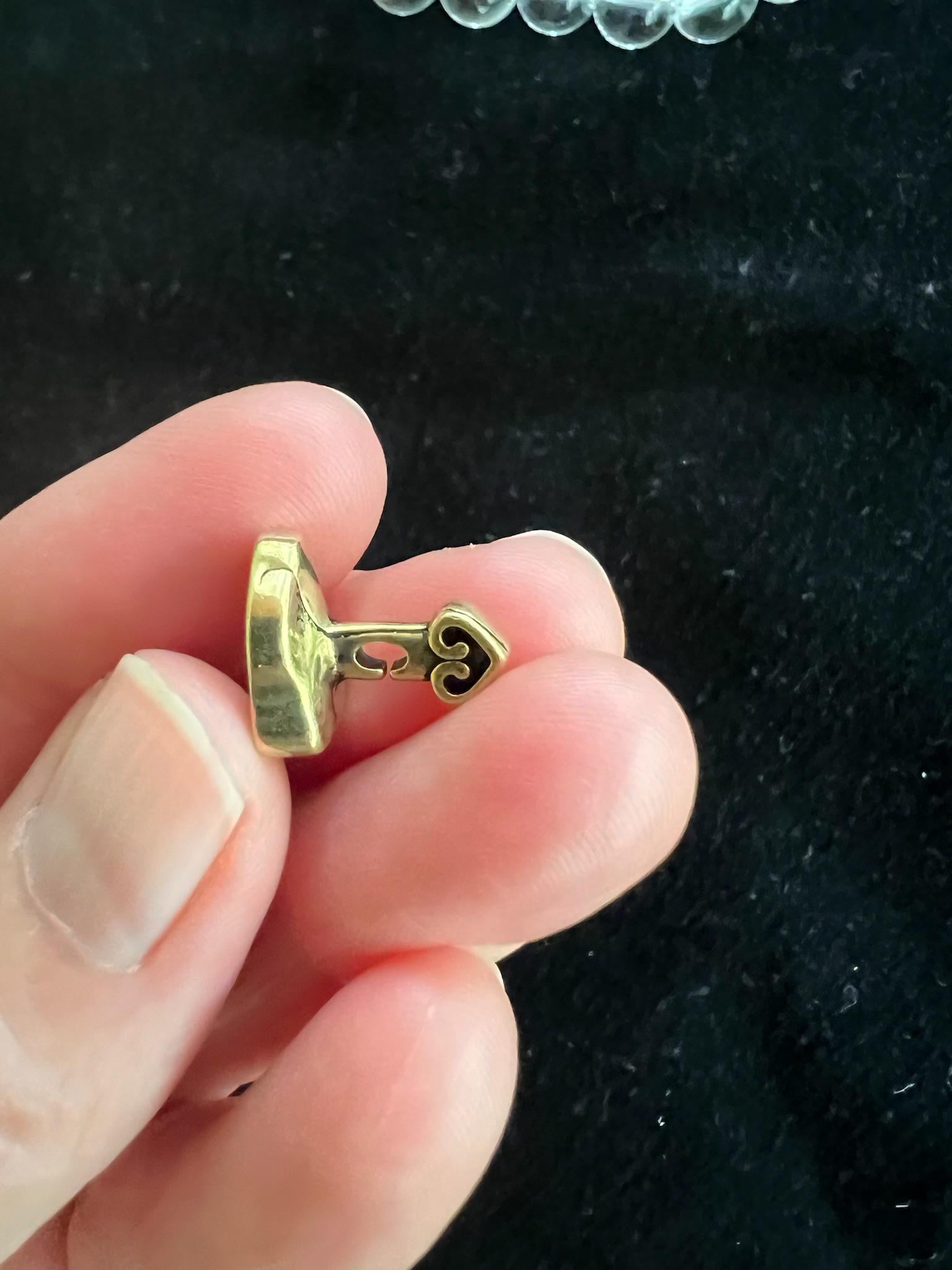 Tiny Buddha Tsa Tsa Charm | Metal | Approx 3/8in x 1/4in | Tibet | Mala Counter - The Incense Stick