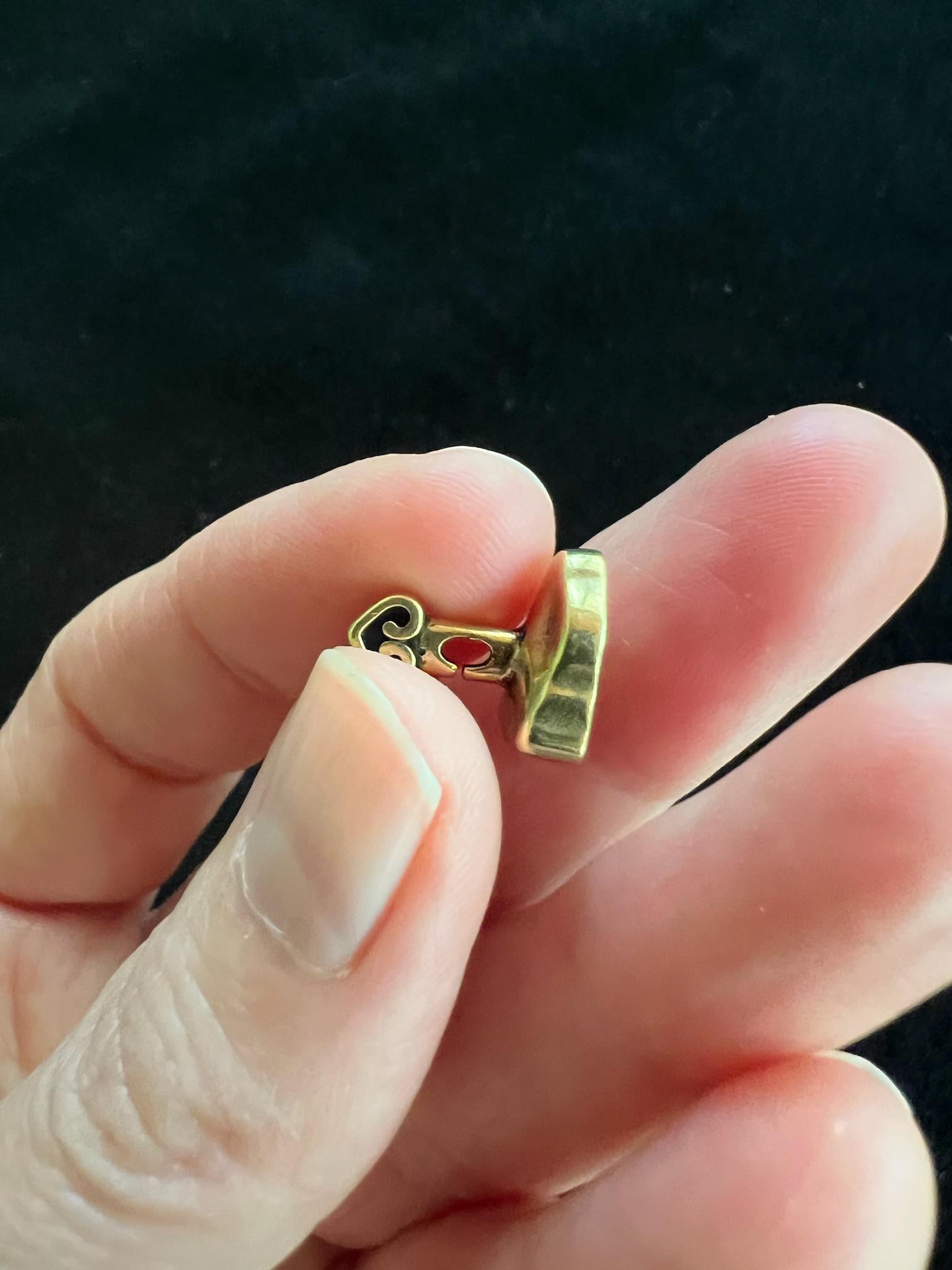 Tiny Buddha Tsa Tsa Charm | Metal | Approx 3/8in x 1/4in | Tibet | Mala Counter - The Incense Stick