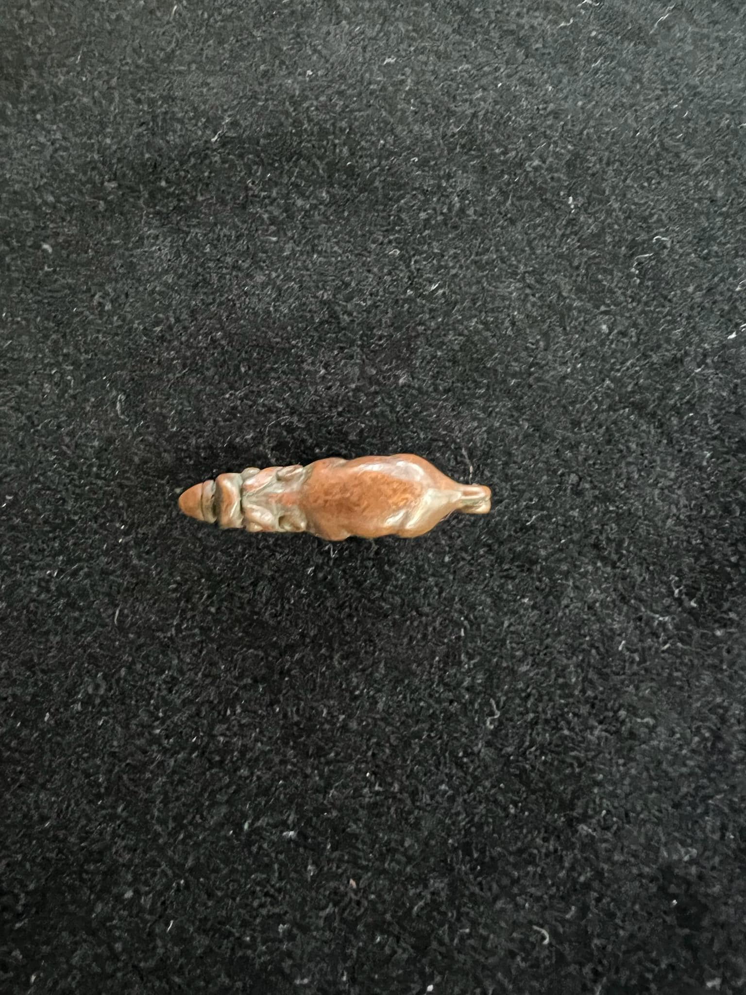 Jewel Spitting Mongoose Charm | Metal | Approx 1 1/2 inches Long | Tibet | Nehulay | 1 cord included - The Incense Stick