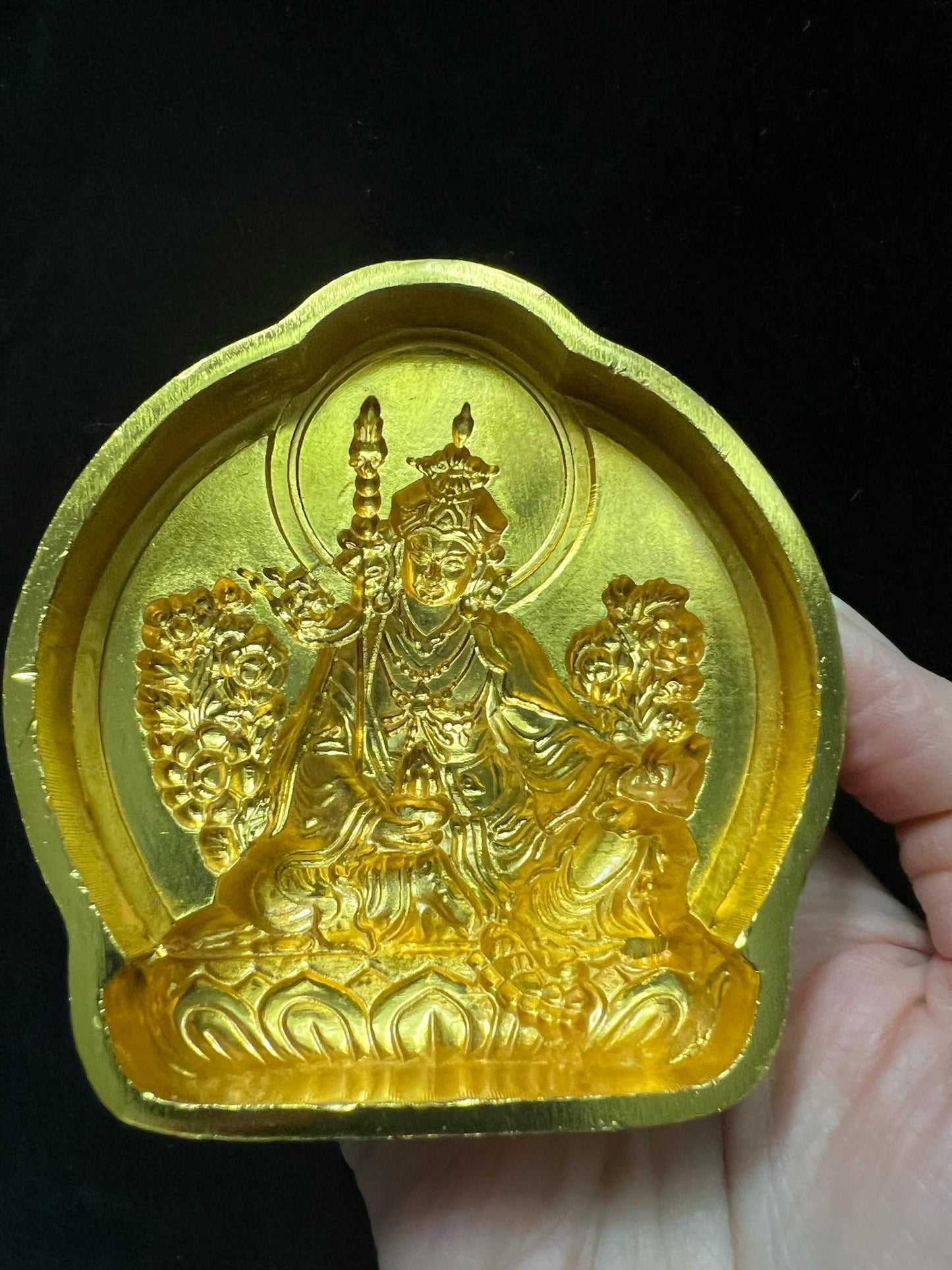 Guru Rinpoche Tsa Tsa Mold | Metal Alloy | Approx 3 1/2 Inches | Guru Padmasambhava - The Incense Stick