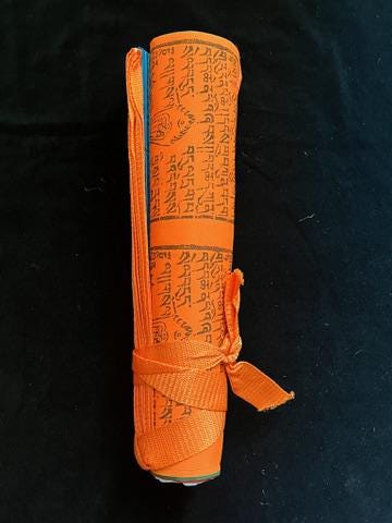 Tibetan Mountain Windhorse Prayer Flags | Traditional 4 images per Panel Design | almost 73 feet long | Tibet | 5 Color - The Incense Stick