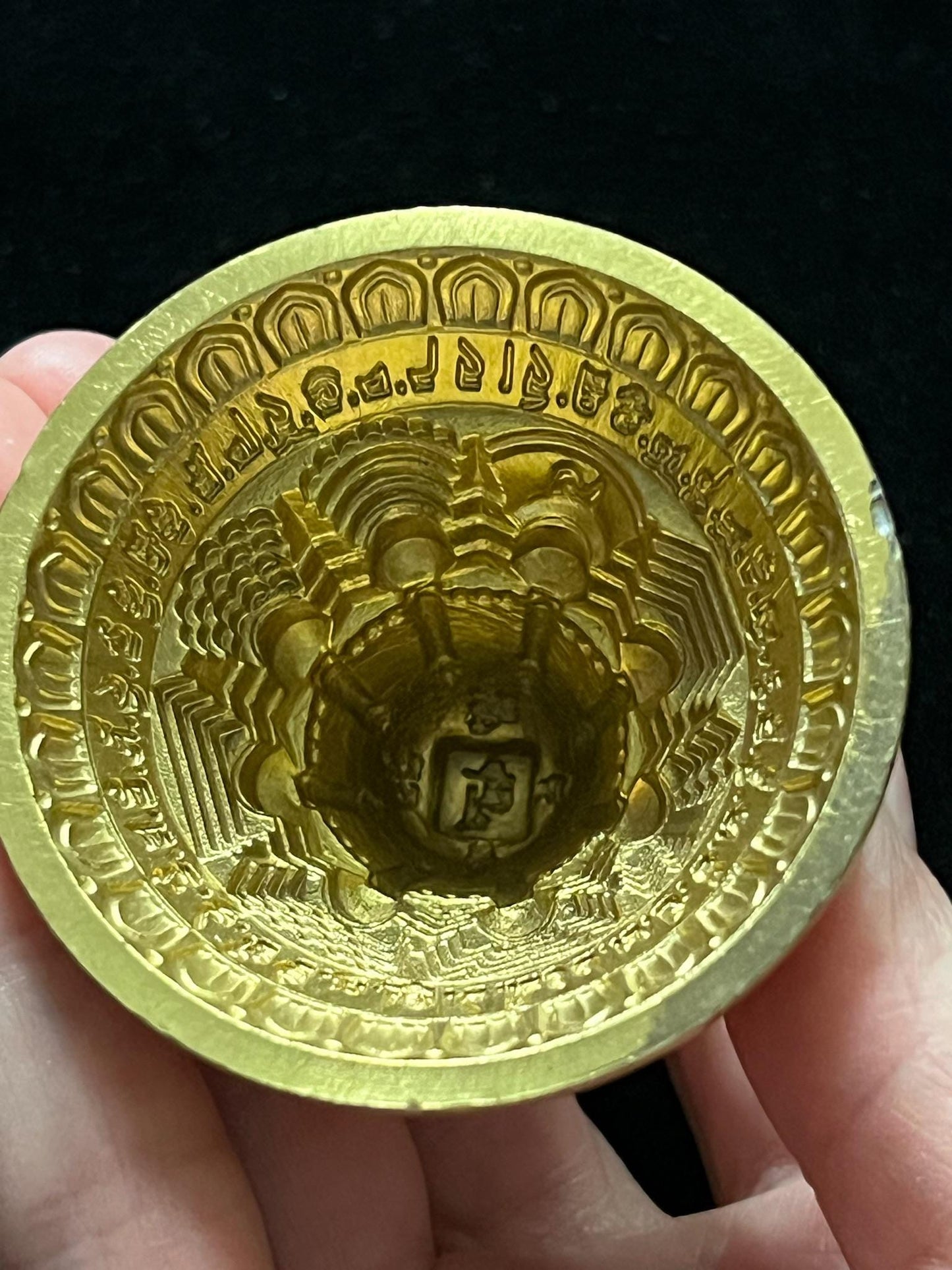 Medium Stupa Tsa Tsa Mold | Metal Alloy | Approx 2 1/4 Inches in Diameter - The Incense Stick