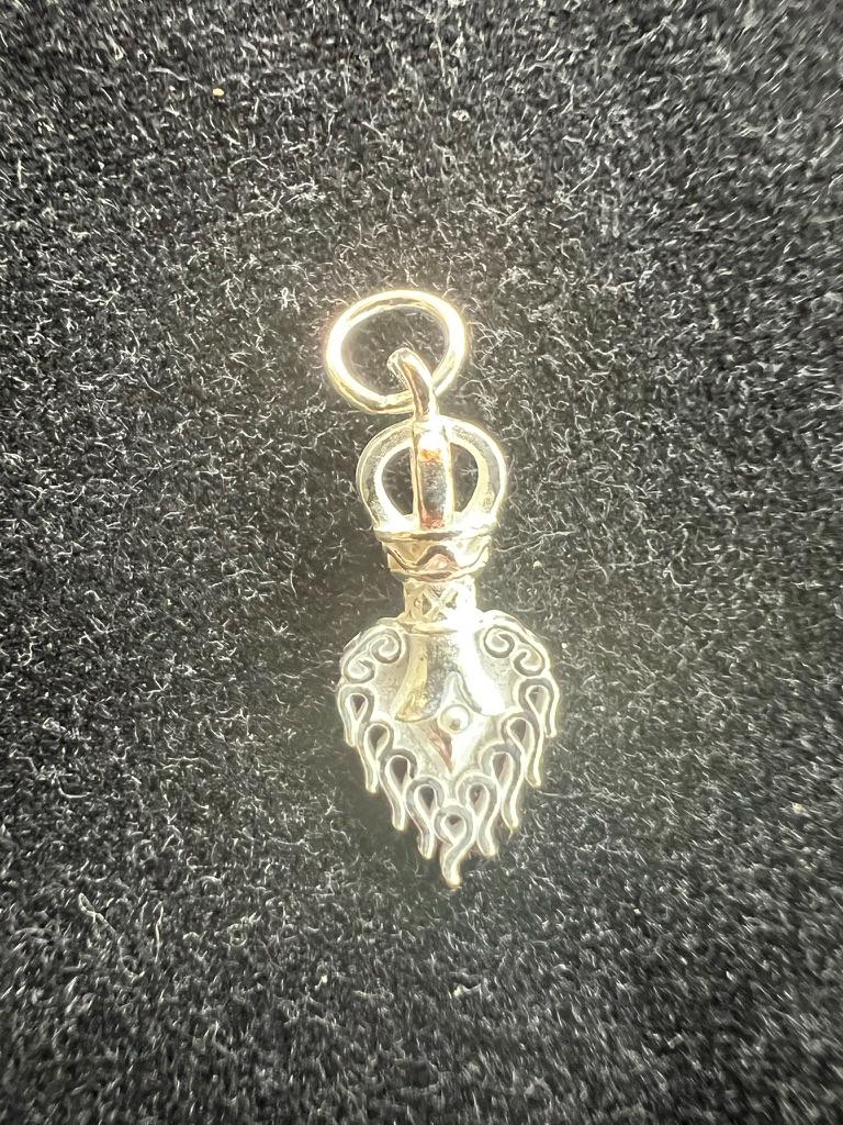 Silver Manjushri Wisdom Sword Pendant | 925 Sterling Silver | Approx. 3/4 in | Wisdom and Insight | Pendant Only - The Incense Stick