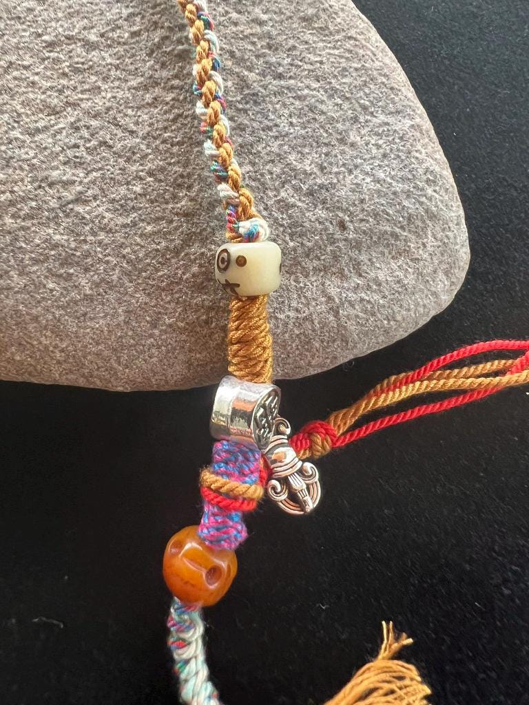 Tibetan Hand Knotted Necklace | 26 inches | Add your own pendant | - The Incense Stick